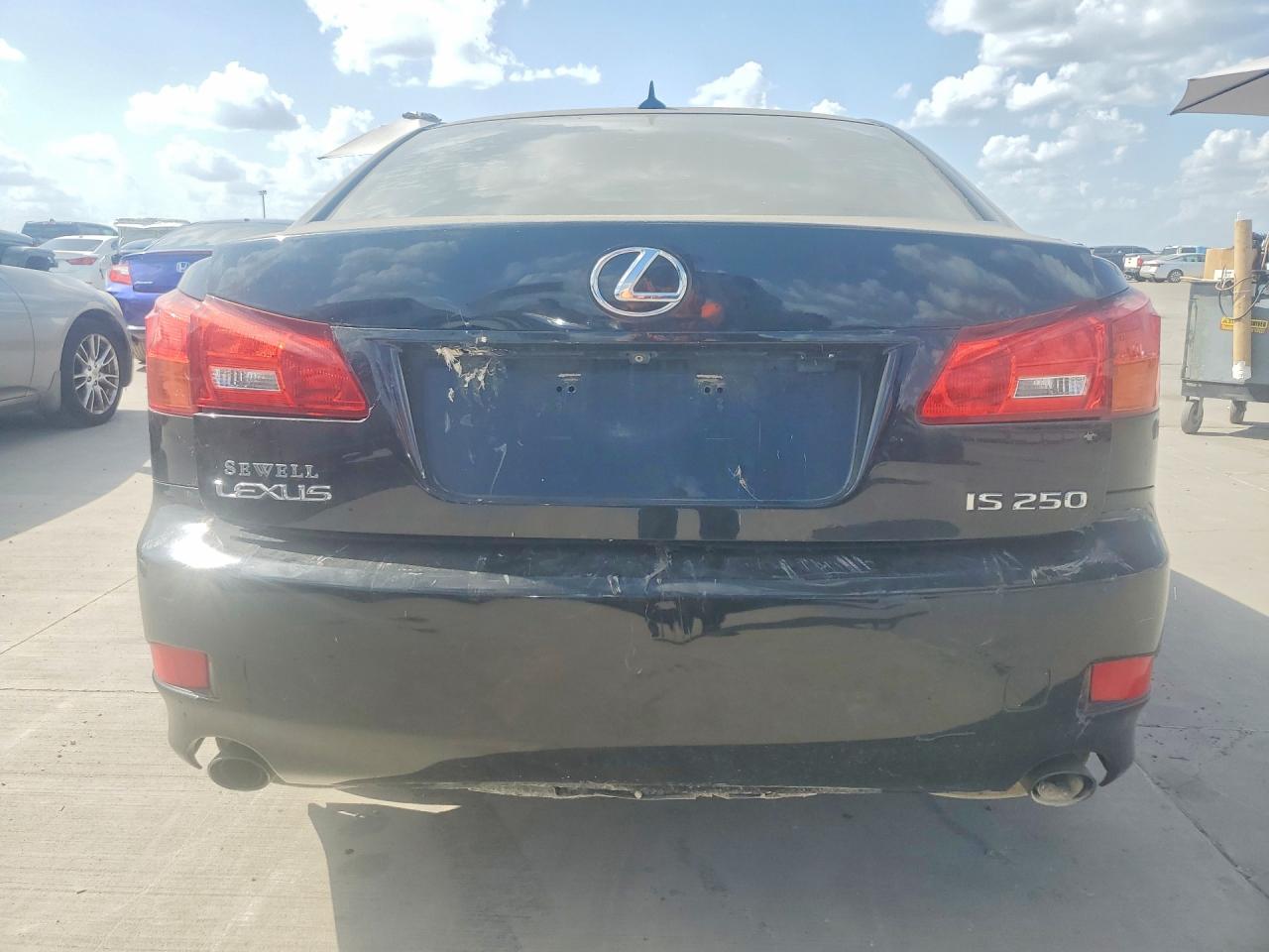 2007 Lexus Is 250 Base Black vin: JTHBK262372040254