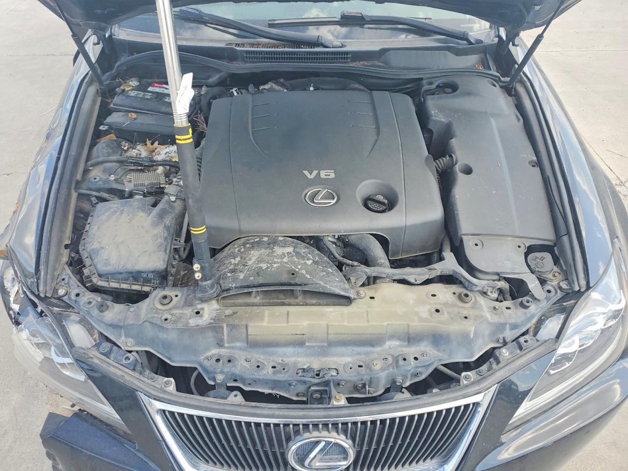 2007 Lexus Is 250 Base Black vin: JTHBK262372040254