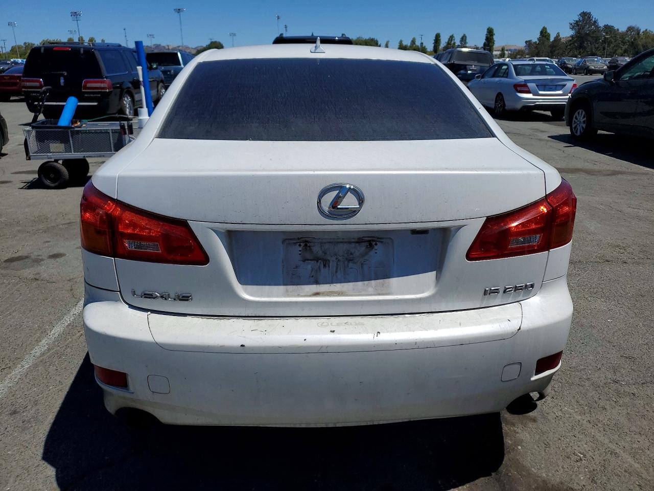 2007 Lexus Is 250 White vin: JTHBK262372050556