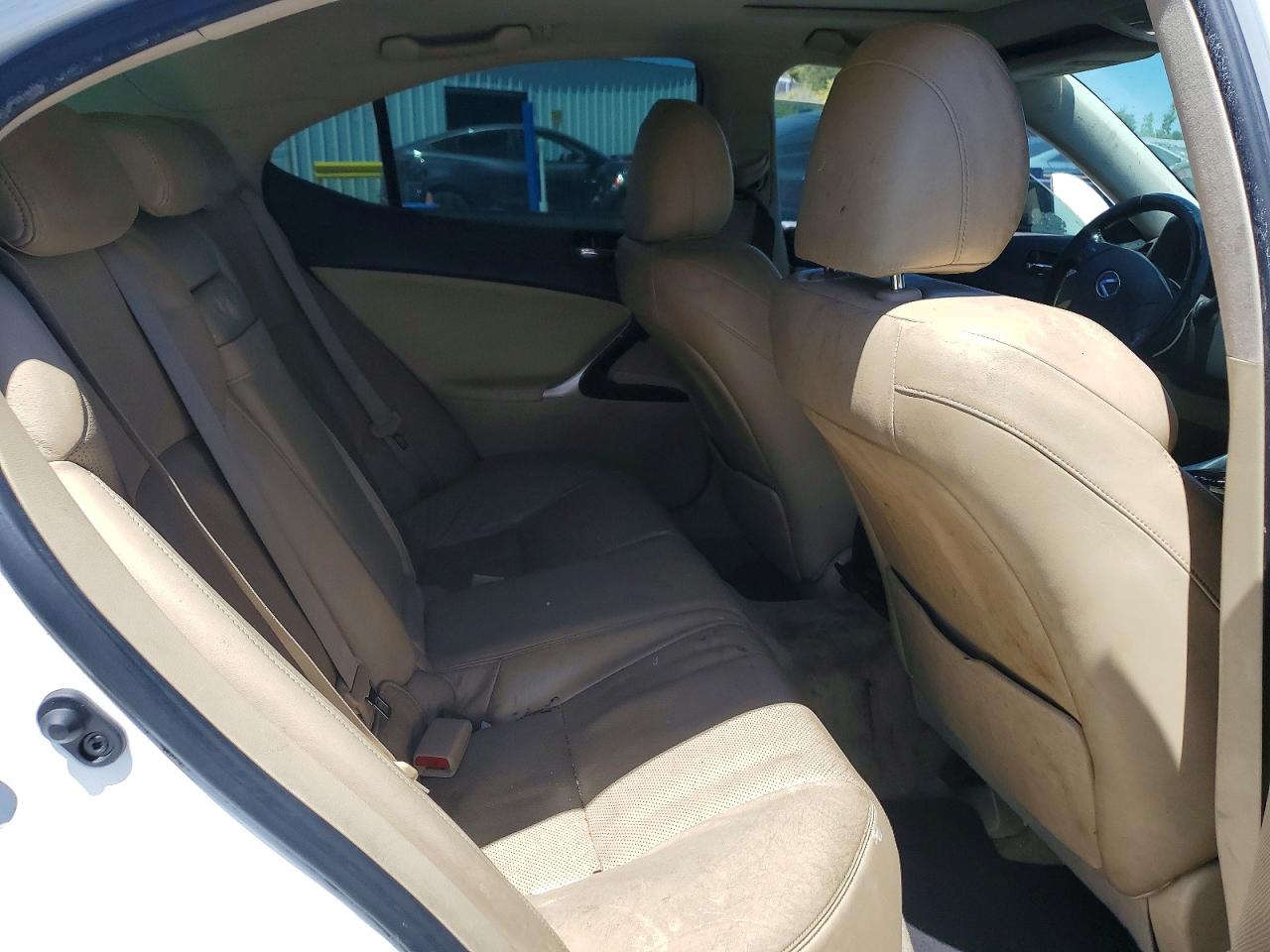 2007 Lexus Is 250 White vin: JTHBK262372050556