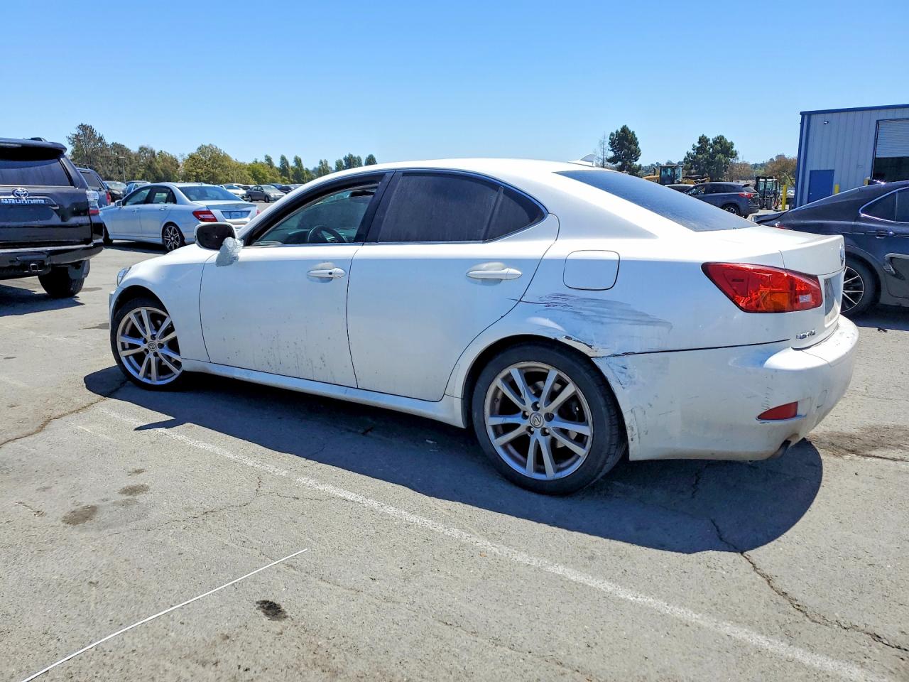 2007 Lexus Is 250 White vin: JTHBK262372050556