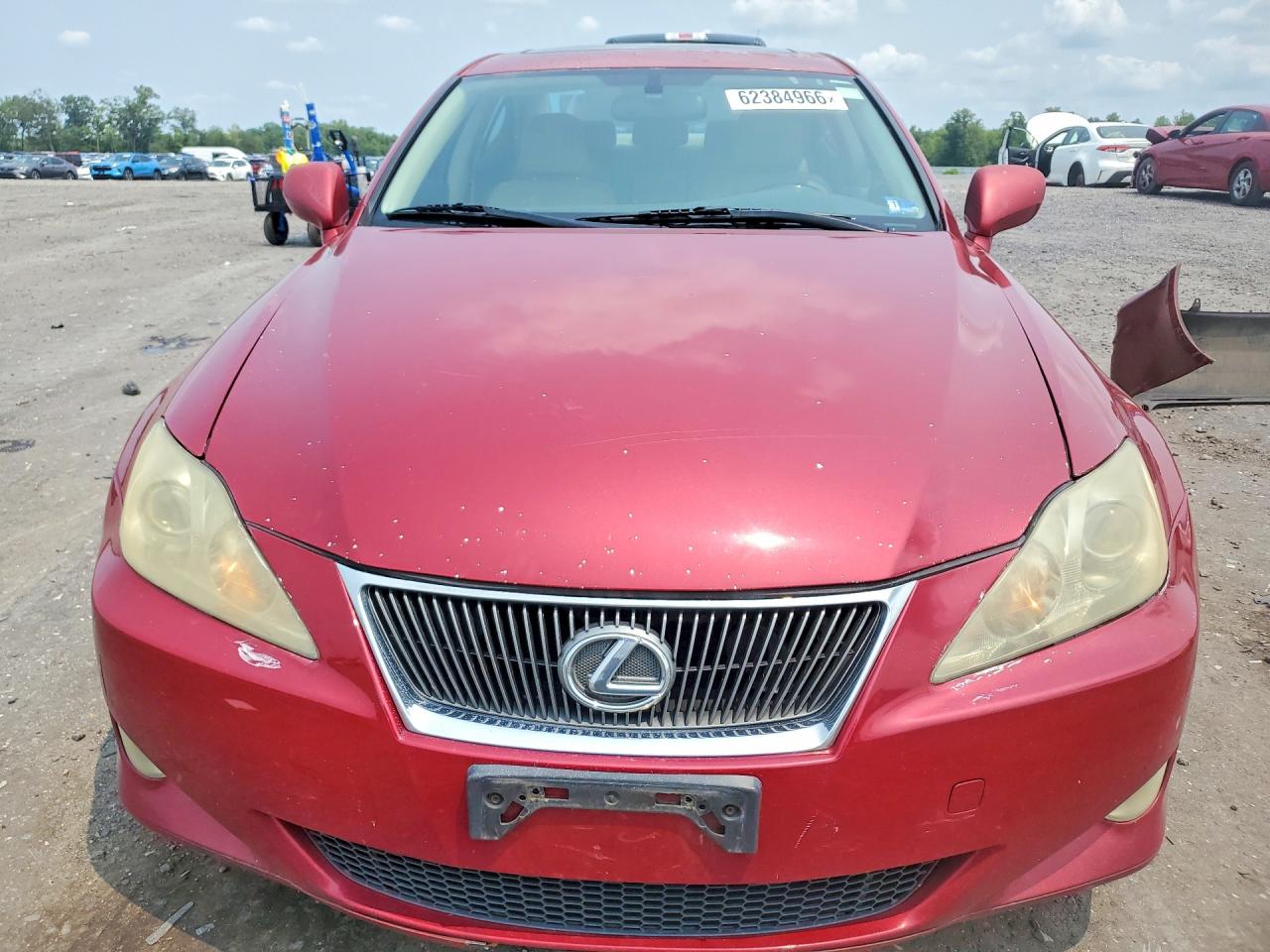 2007 Lexus Is 250 Burgundy vin: JTHBK262372053876