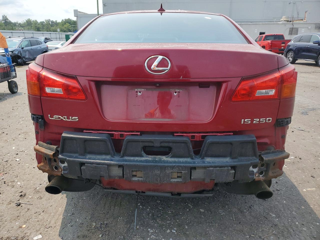 2007 Lexus Is 250 Burgundy vin: JTHBK262372053876
