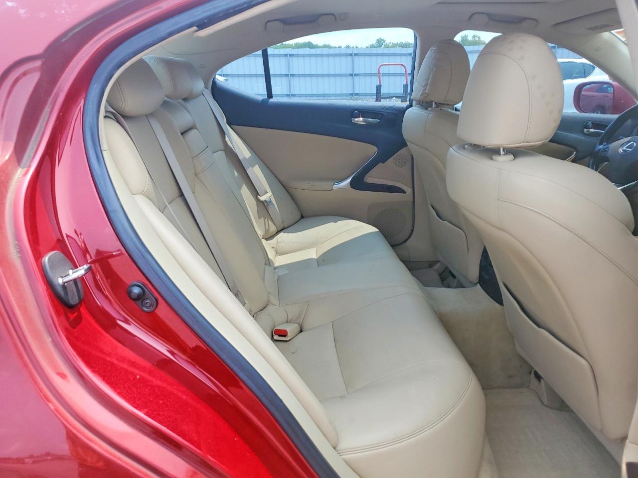 2007 Lexus Is 250 Burgundy vin: JTHBK262372053876
