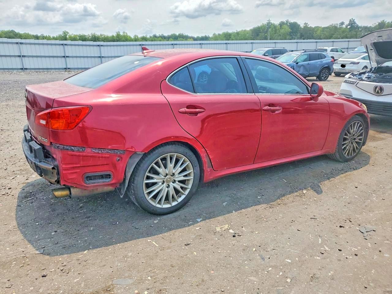 2007 Lexus Is 250 Burgundy vin: JTHBK262372053876