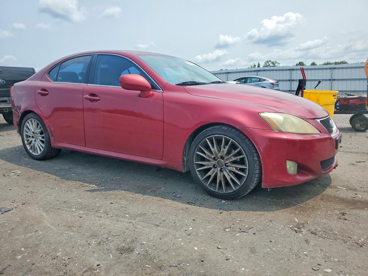 2007 Lexus Is 250 Burgundy vin: JTHBK262372053876