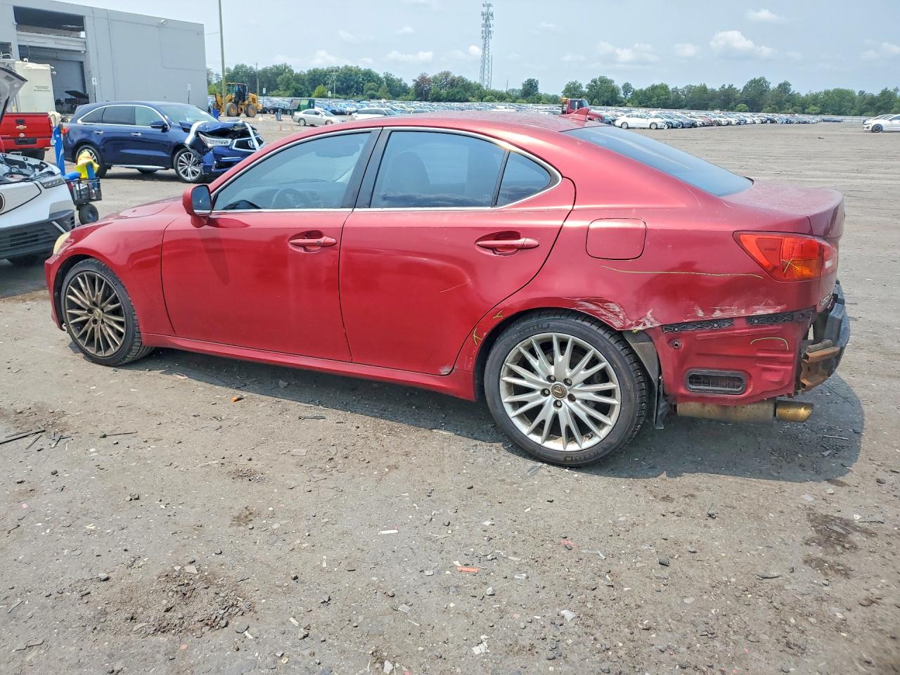 2007 Lexus Is 250 Burgundy vin: JTHBK262372053876