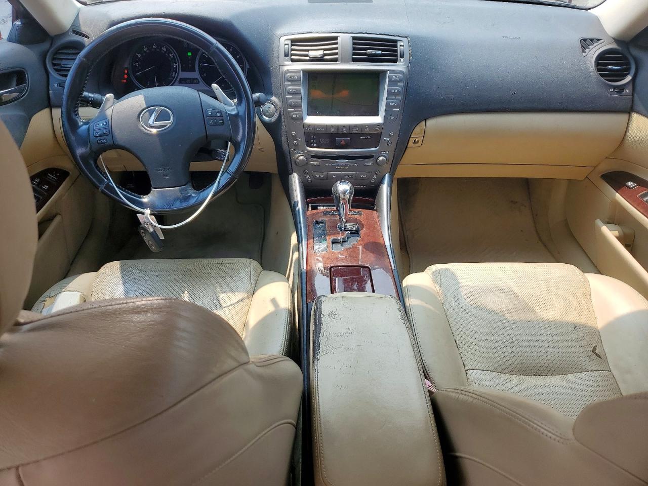 2007 Lexus Is 250 Burgundy vin: JTHBK262372053876