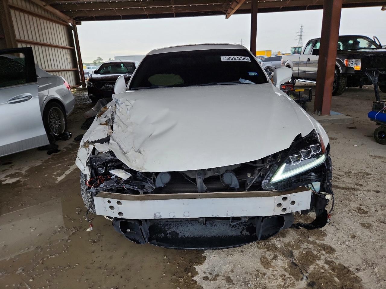 2007 Lexus Is 250 White vin: JTHBK262375029396