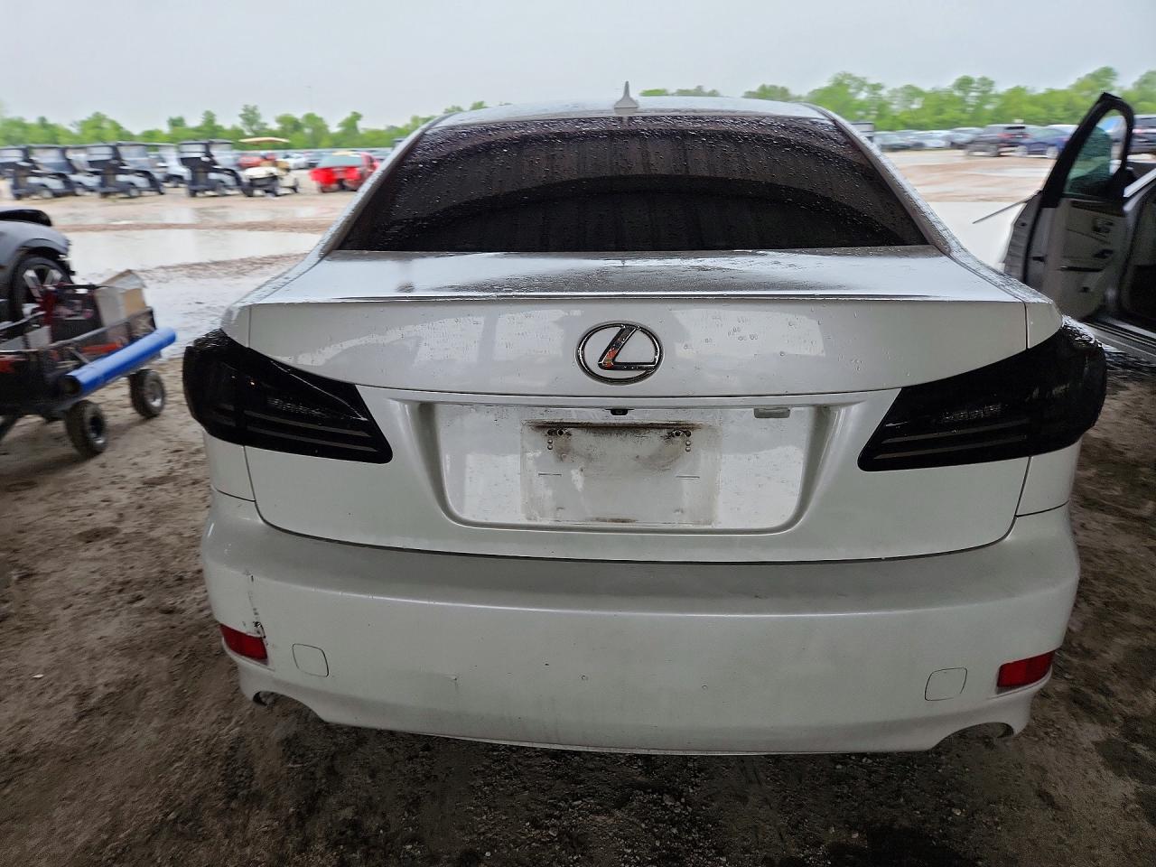 2007 Lexus Is 250 White vin: JTHBK262375029396