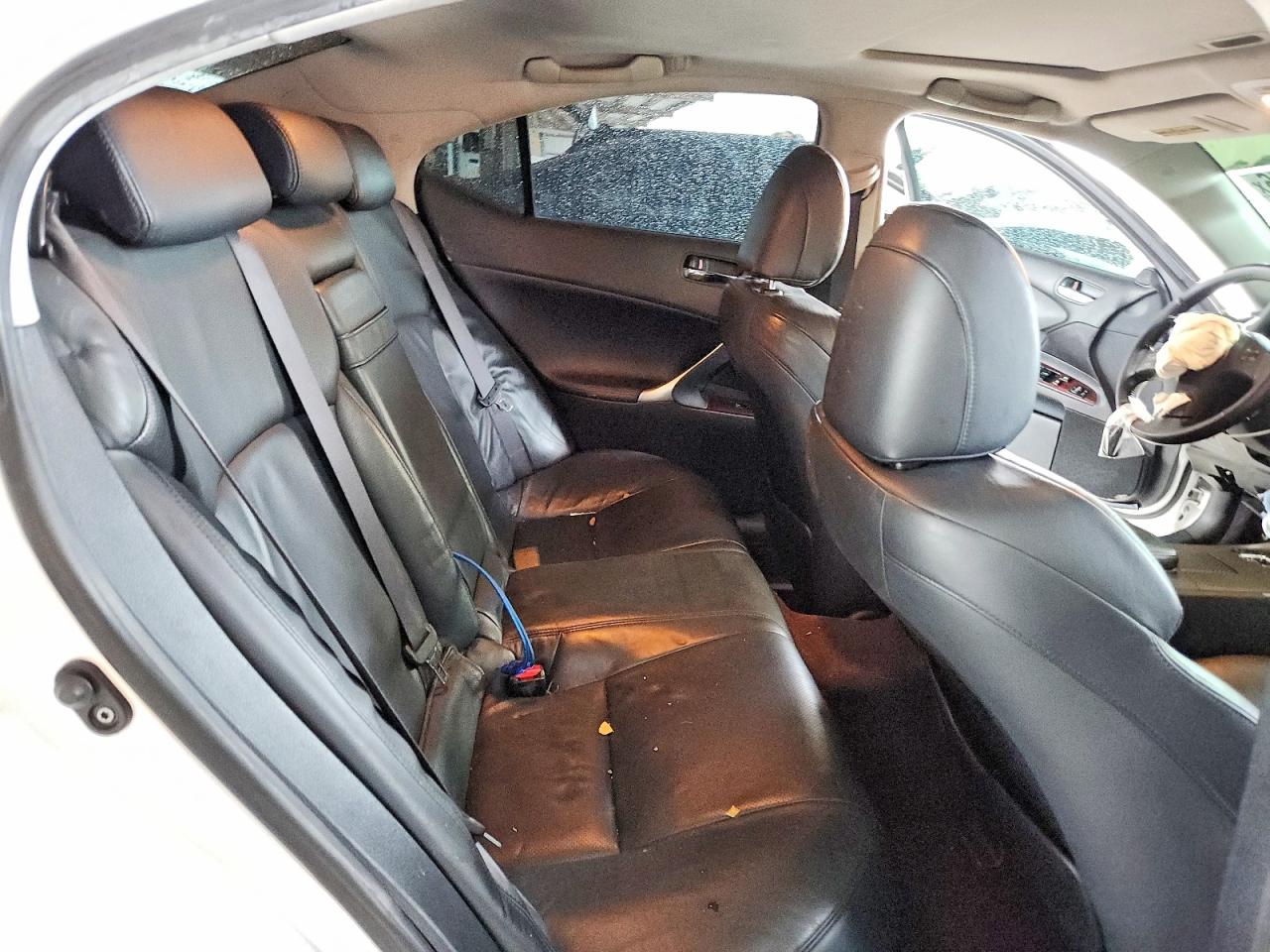 2007 Lexus Is 250 White vin: JTHBK262375029396