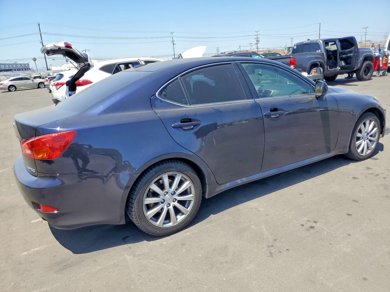 2007 Lexus Is 250 Blue vin: JTHBK262375029415