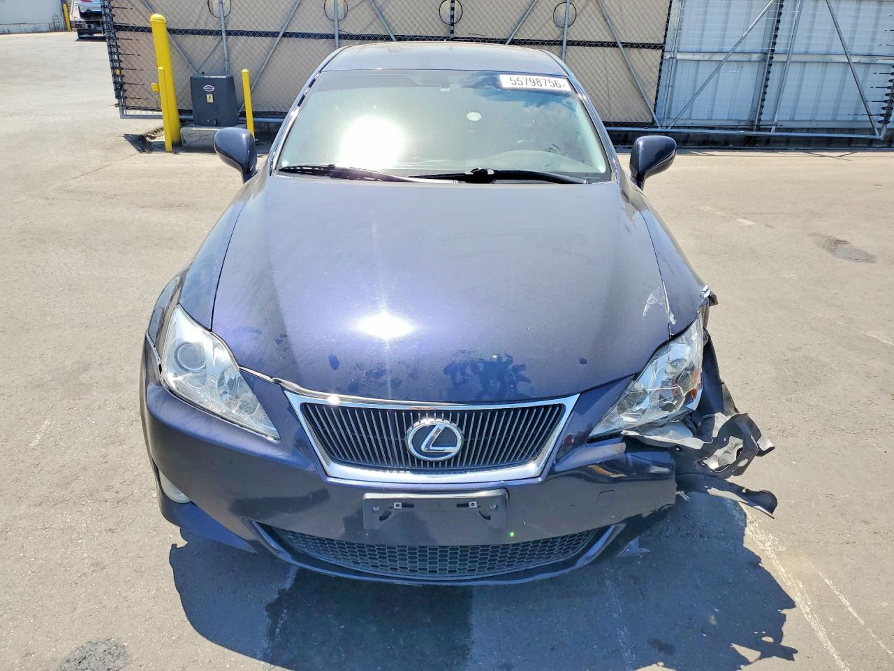 2007 Lexus Is 250 Blue vin: JTHBK262375029415