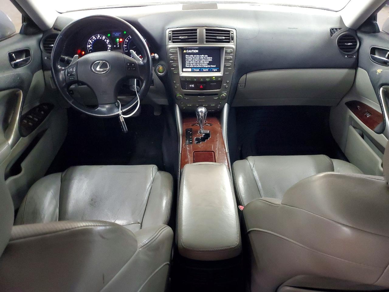 2007 Lexus Is 250 Base Серебряный vin: JTHBK262375047509