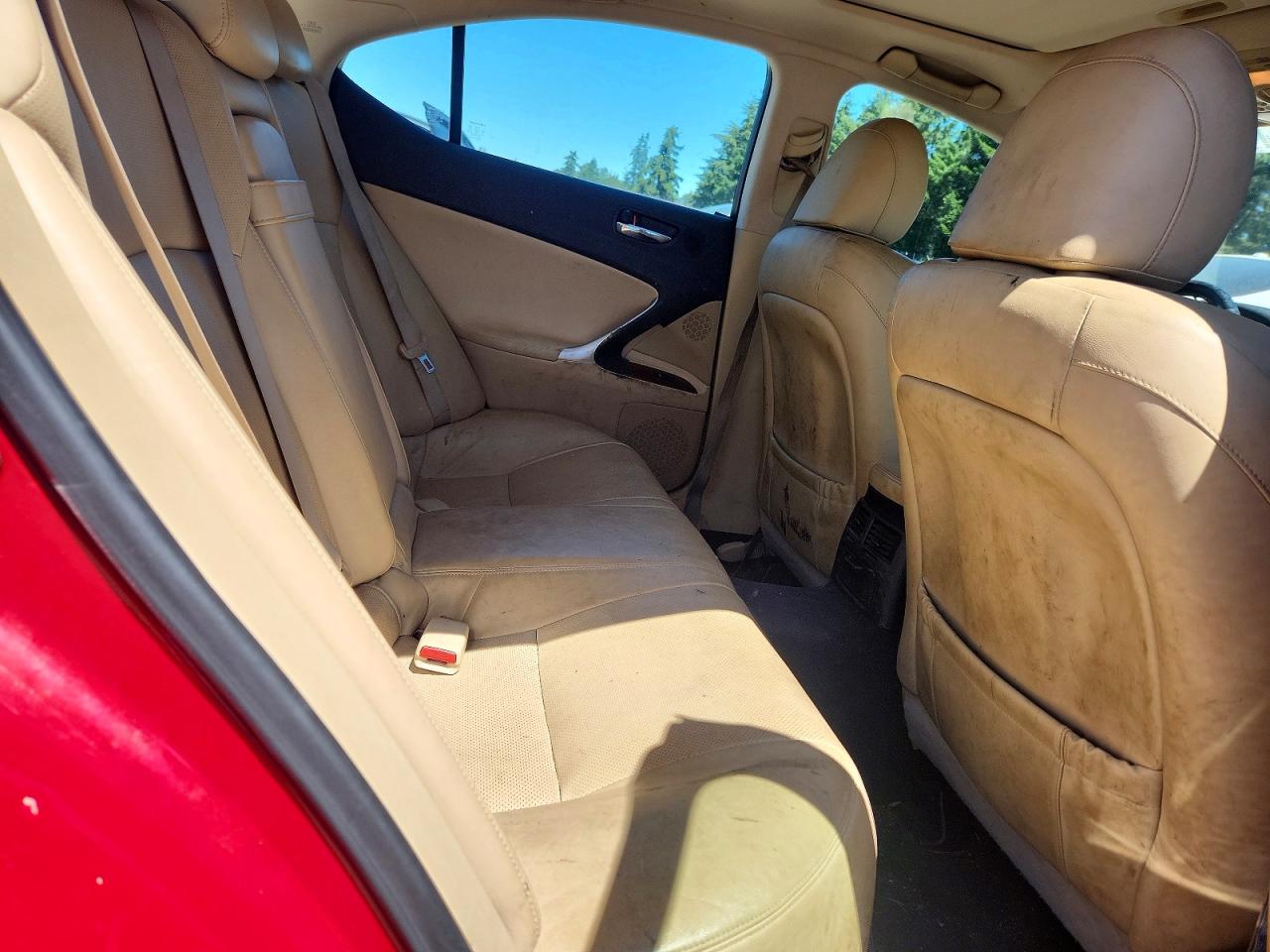 2008 Lexus Is 250 Красный vin: JTHBK262382063888
