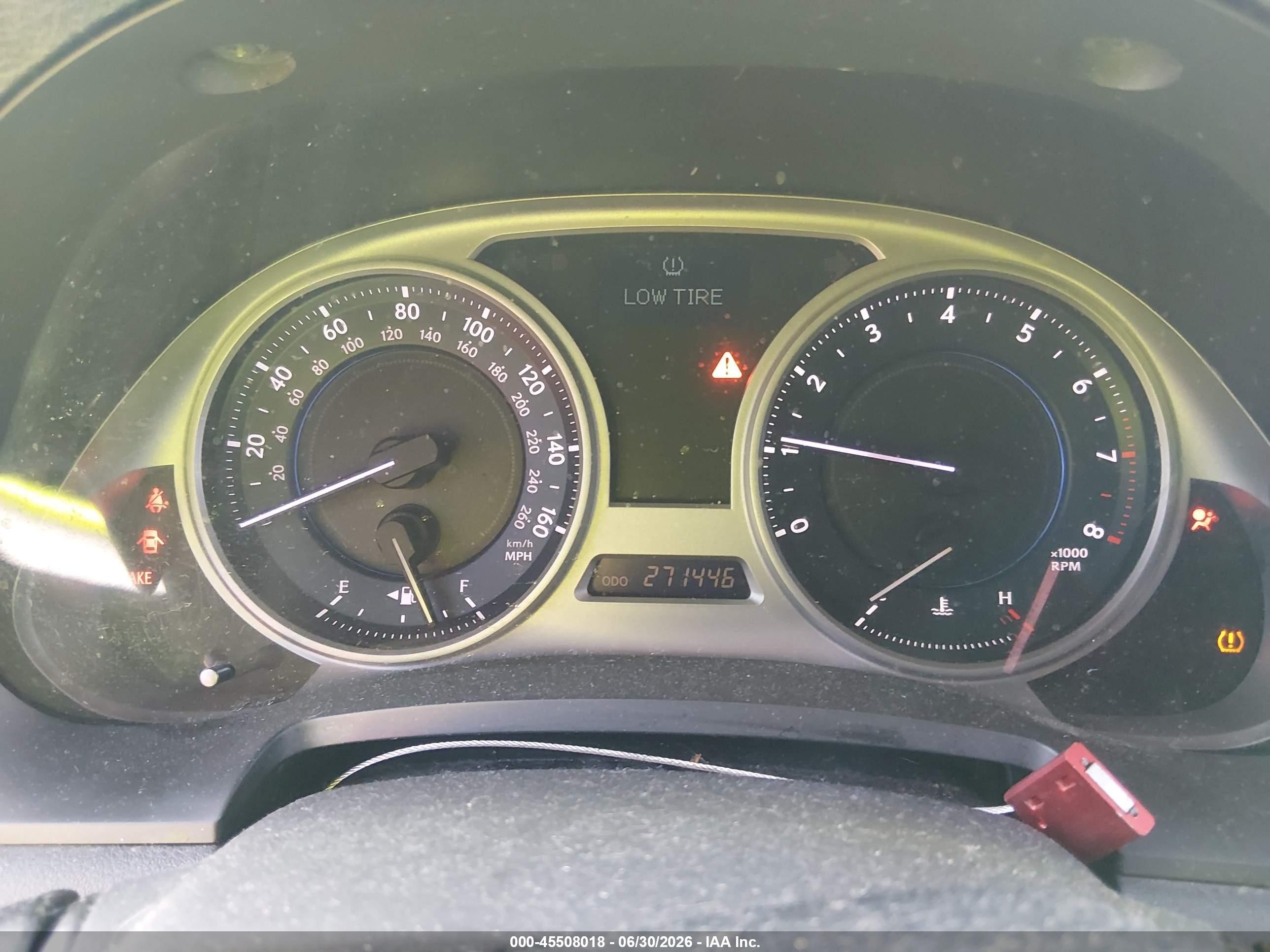 2008 Lexus Is 250   Red vin: JTHBK262382064801