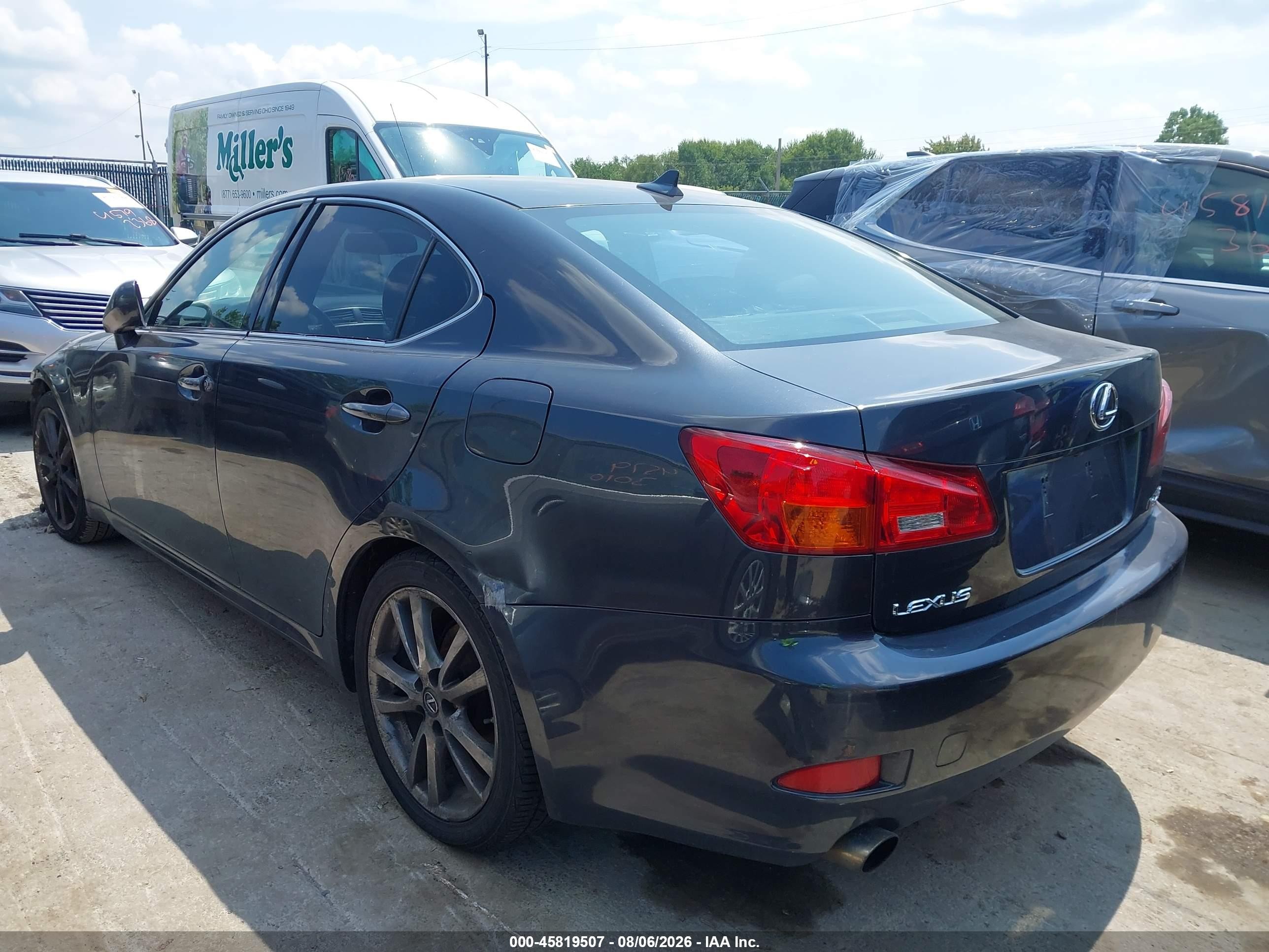 2008 Lexus Is 250   Gray vin: JTHBK262382074826