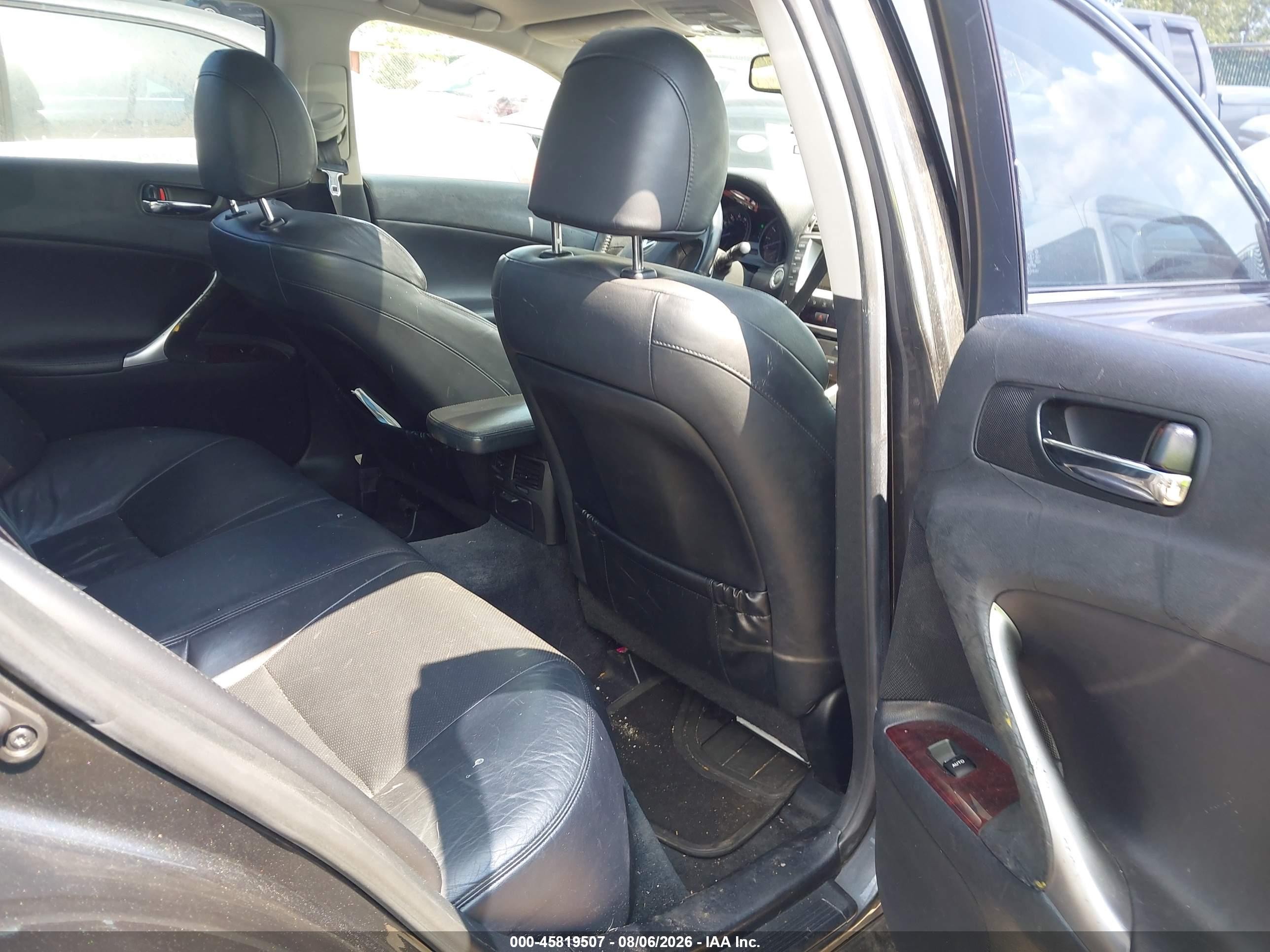2008 Lexus Is 250   Gray vin: JTHBK262382074826