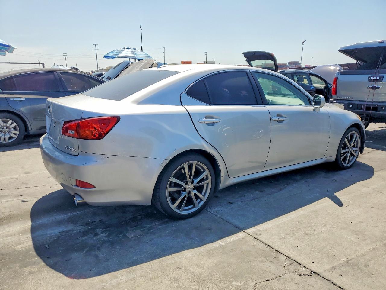 2008 Lexus Is 250 Silver vin: JTHBK262385056003