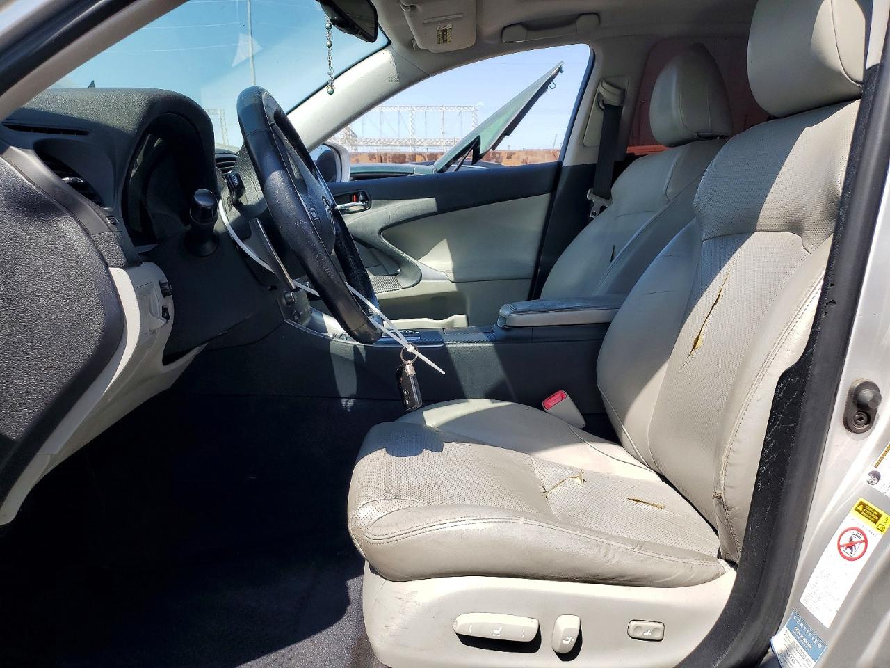 2008 Lexus Is 250 Silver vin: JTHBK262385056003
