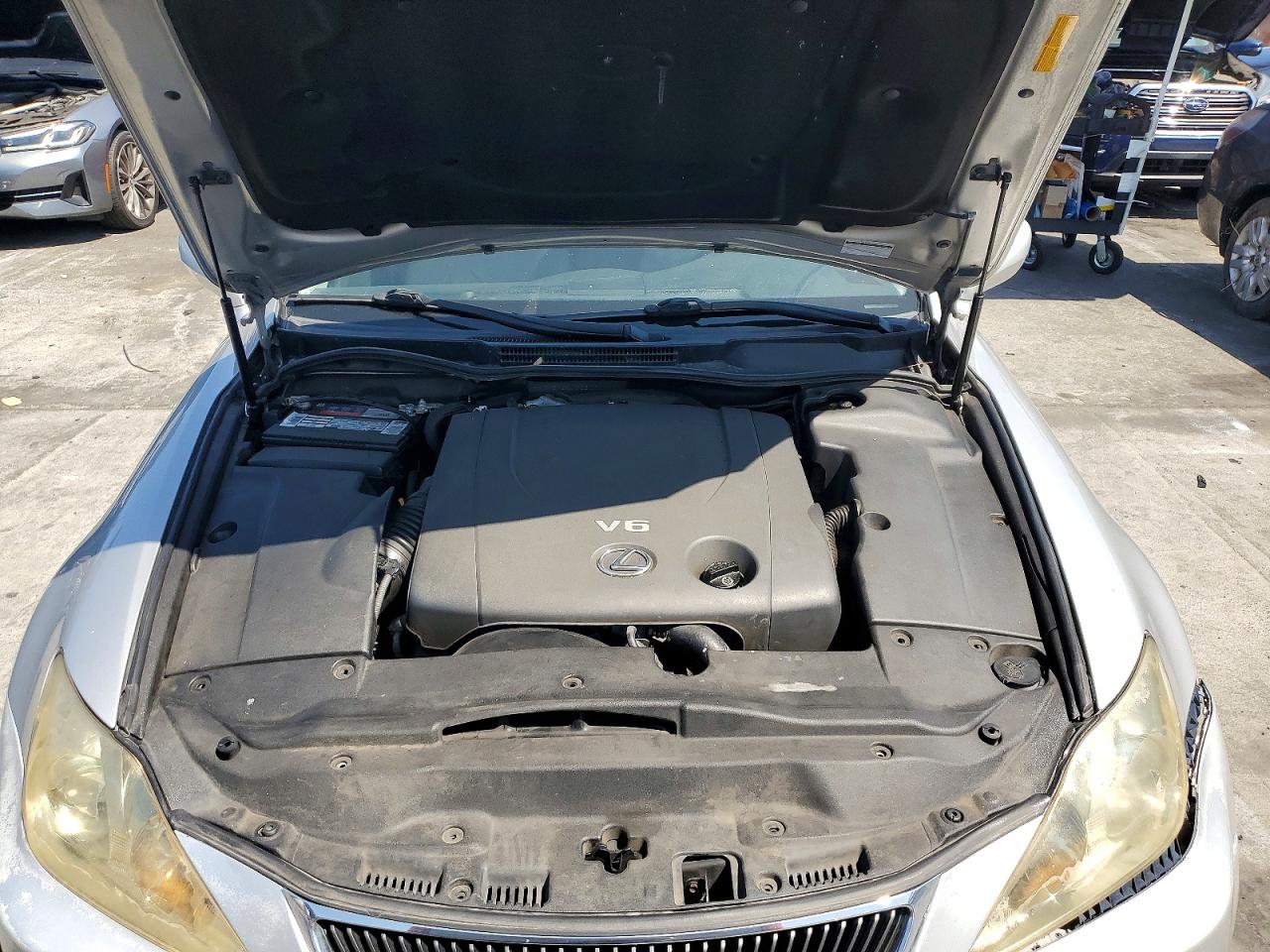 2008 Lexus Is 250 Silver vin: JTHBK262385056003