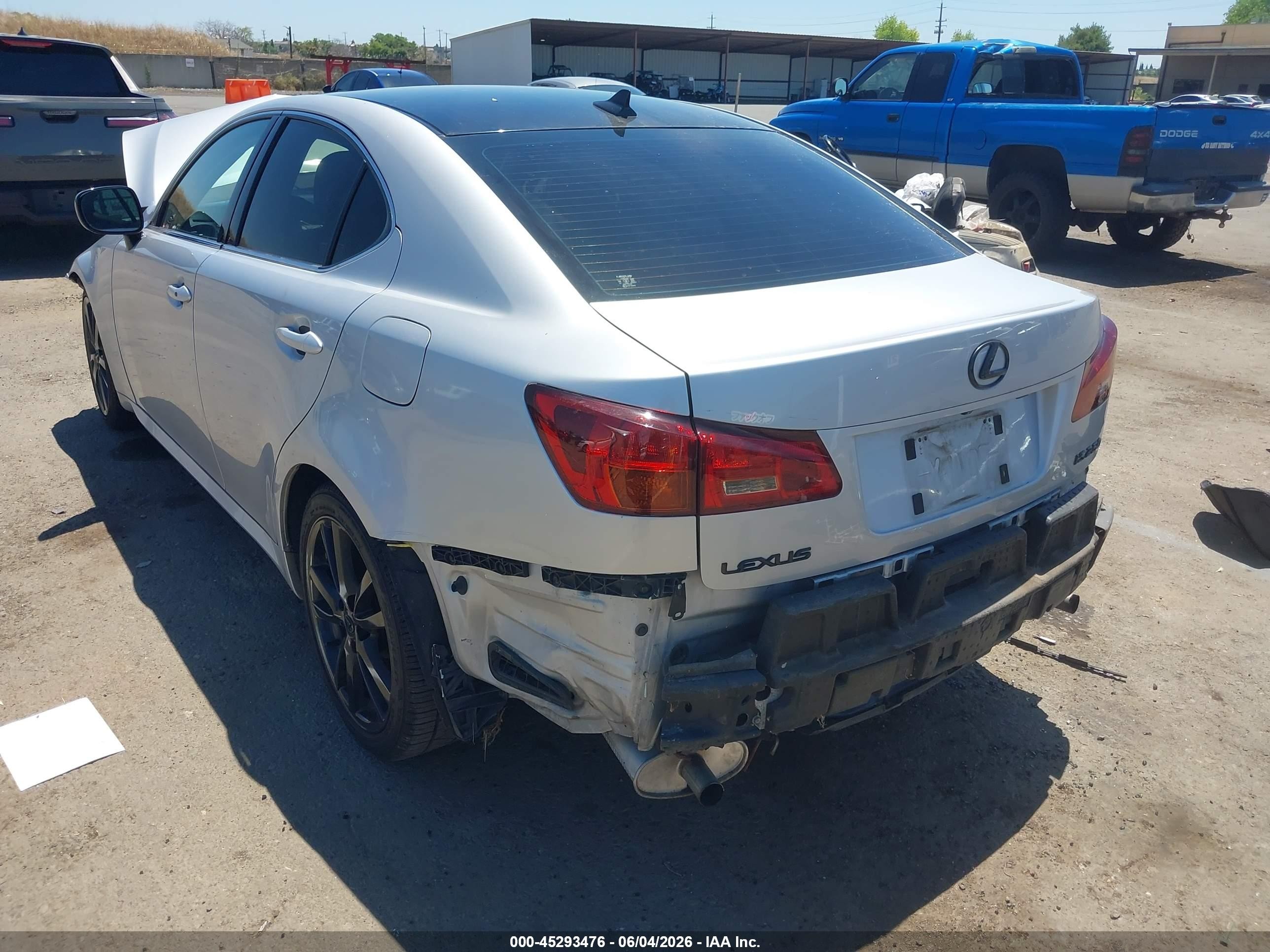 2008 Lexus Is 250 Silver vin: JTHBK262385058043