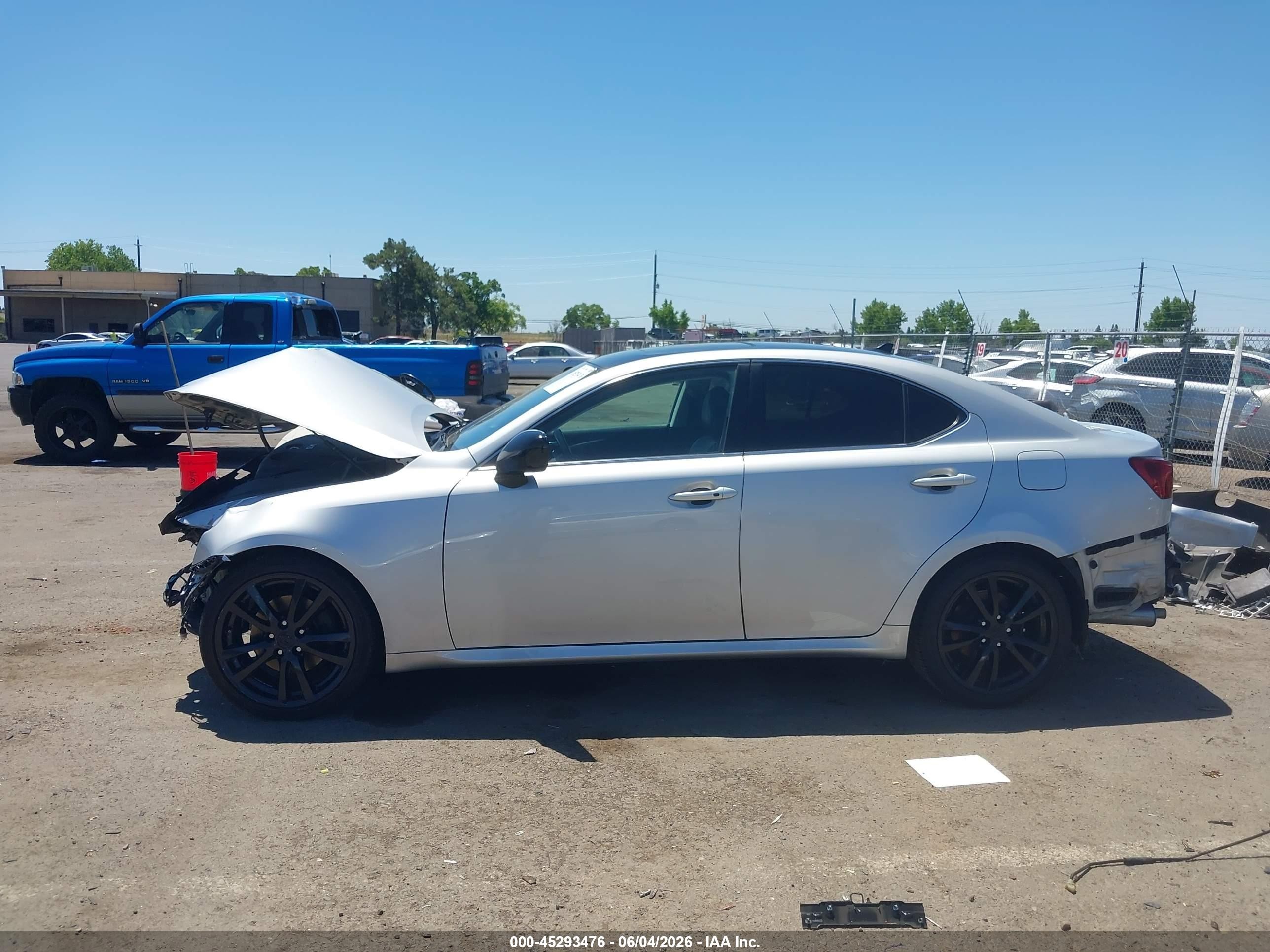 2008 Lexus Is 250 Silver vin: JTHBK262385058043