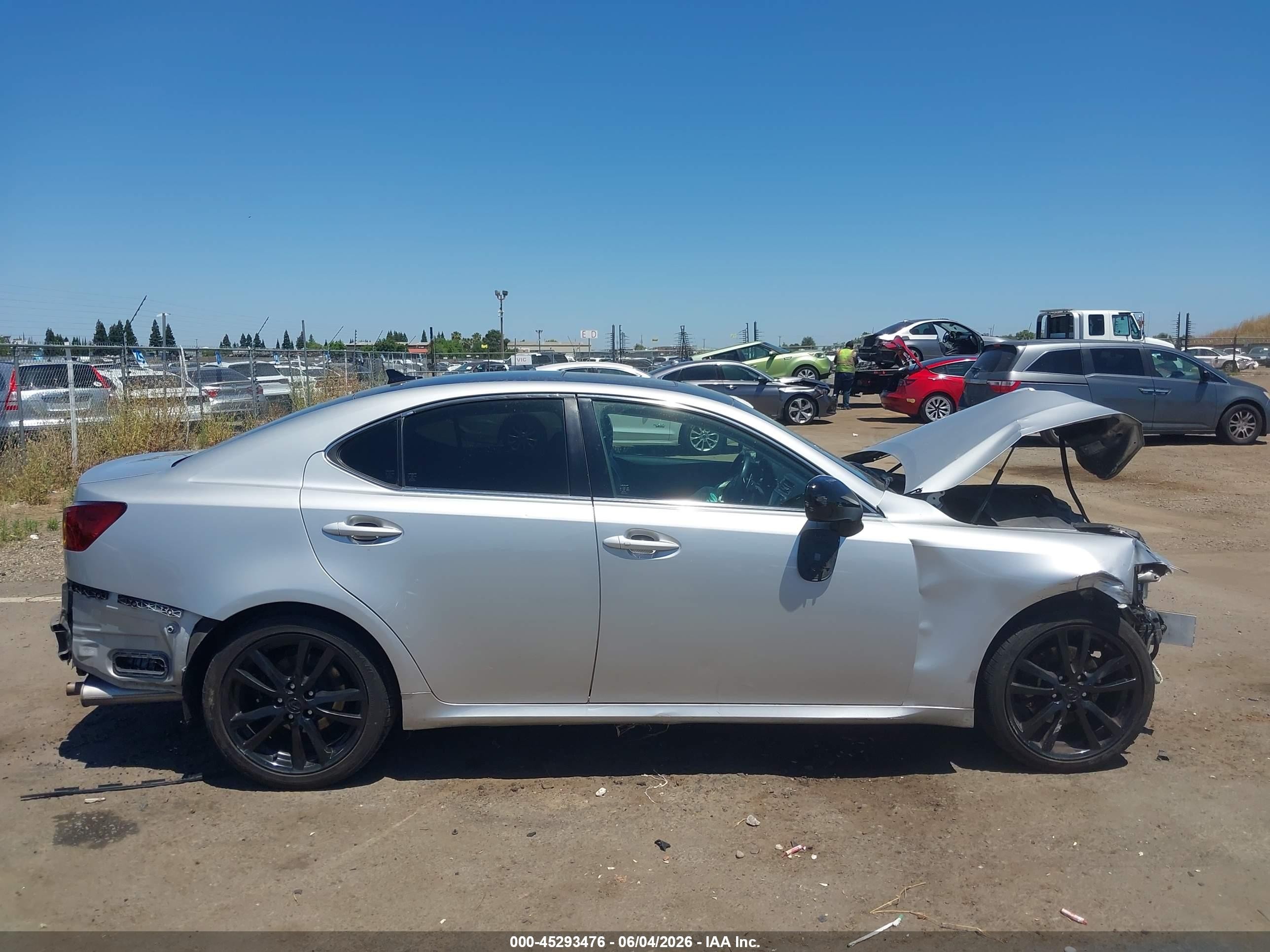 2008 Lexus Is 250 Silver vin: JTHBK262385058043