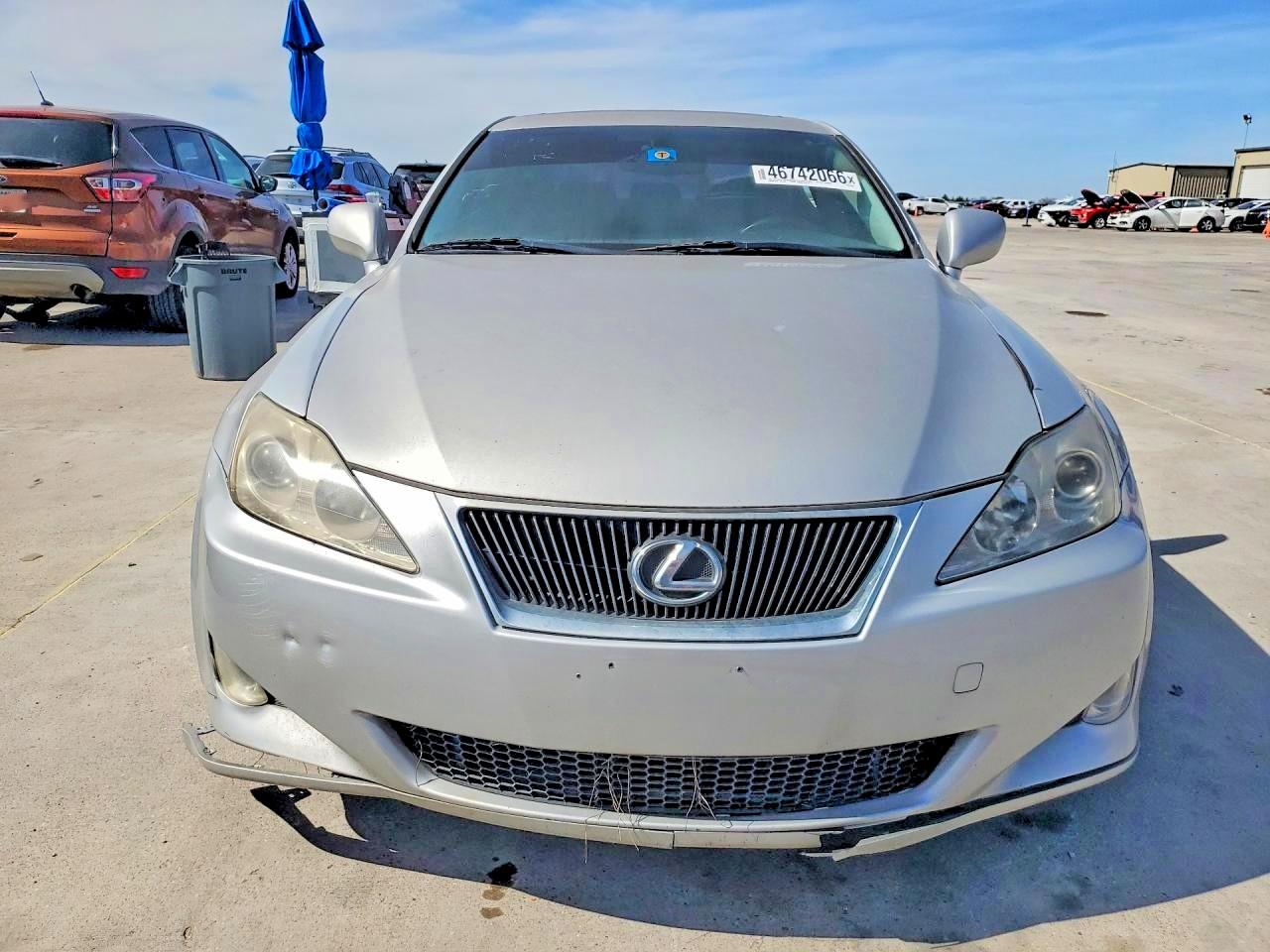 2008 Lexus Is 250 Base Silver vin: JTHBK262385060620