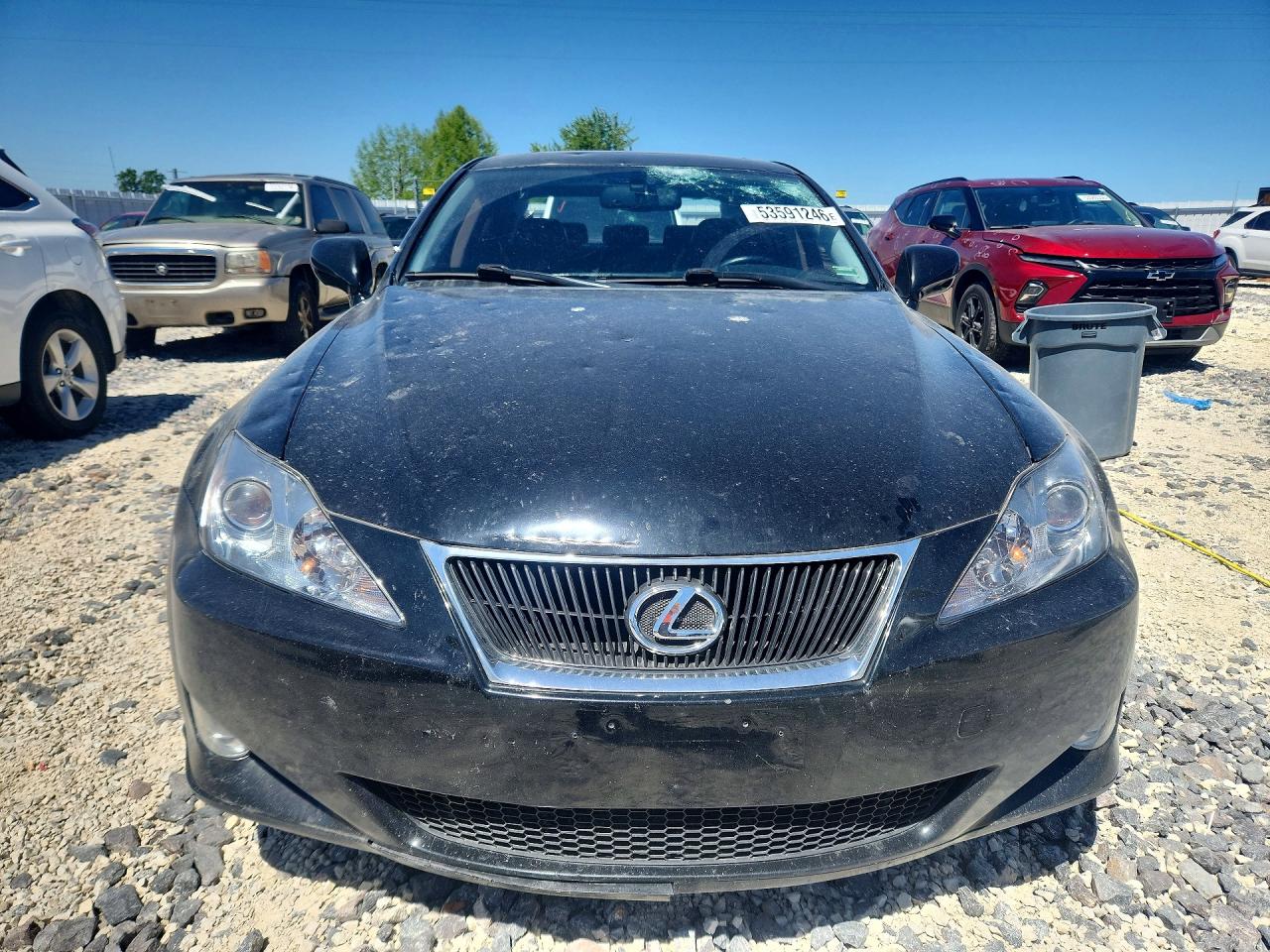 2008 Lexus Is 250 Black vin: JTHBK262385069608