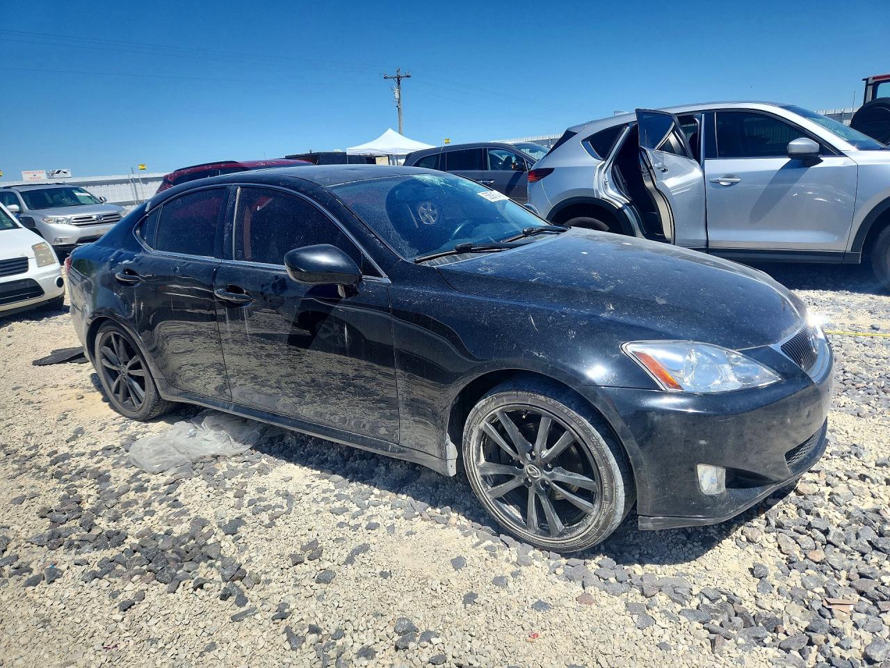 2008 Lexus Is 250 Black vin: JTHBK262385069608