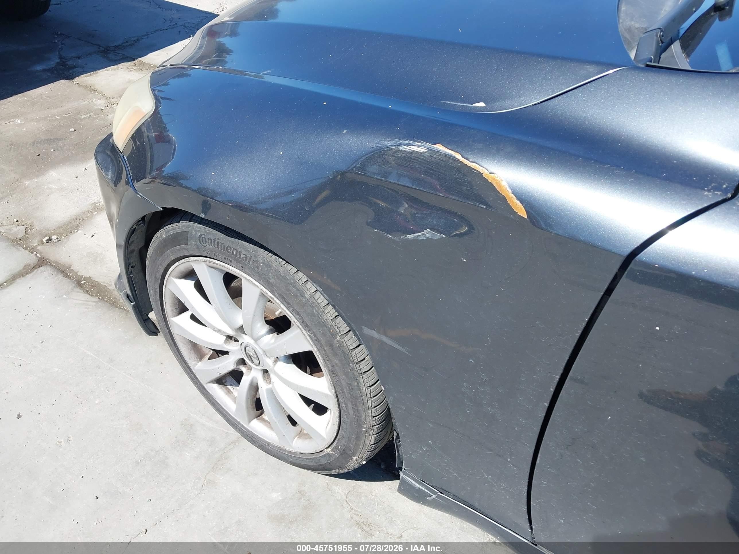 2008 Lexus Is 250   Gray vin: JTHBK262385076509