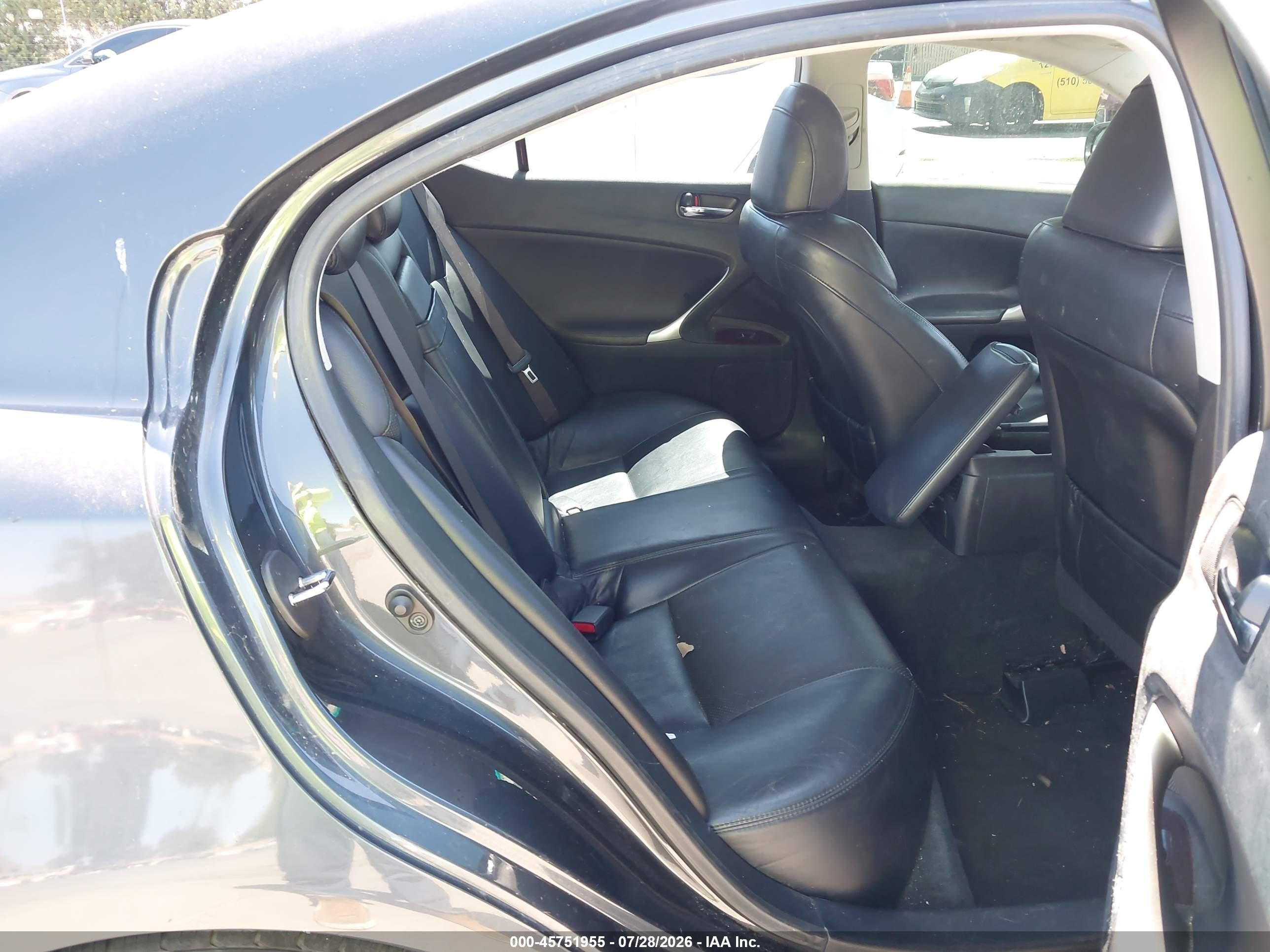 2008 Lexus Is 250   Gray vin: JTHBK262385076509