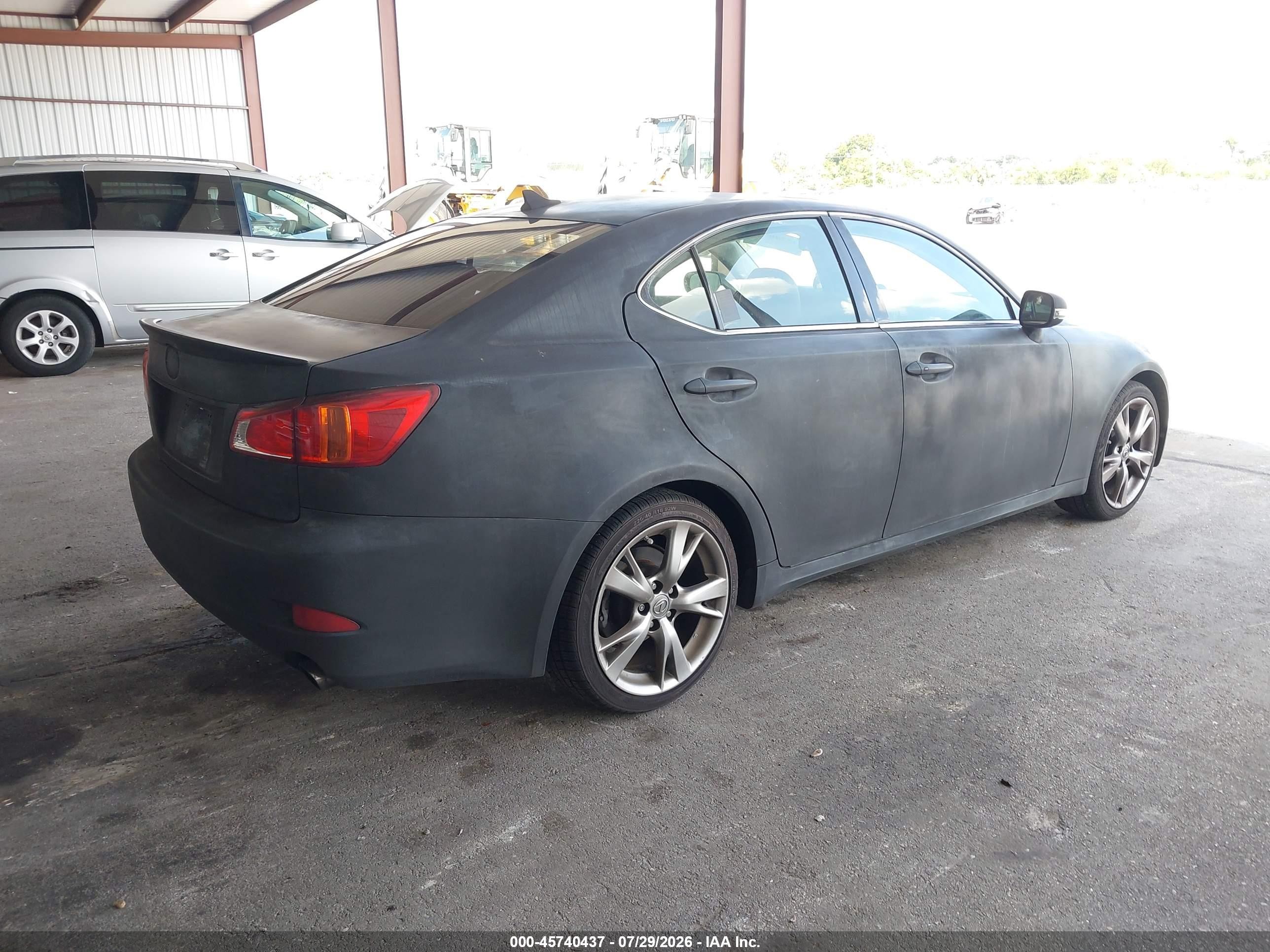 2009 Lexus Is 250   Black vin: JTHBK262392084659