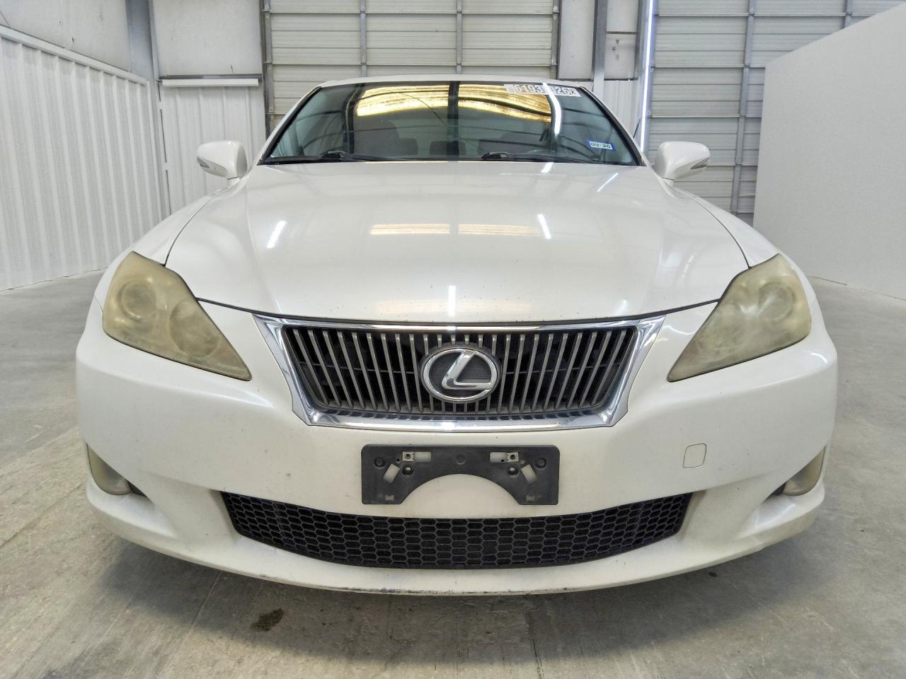 2009 Lexus Is 250 Base White vin: JTHBK262392088775