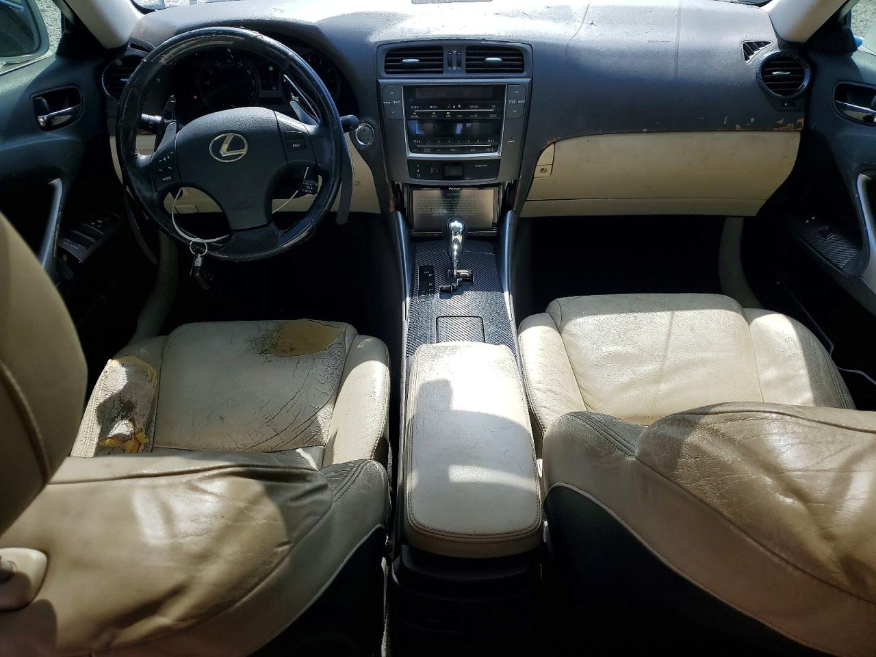 2009 Lexus Is 250 White vin: JTHBK262395087978