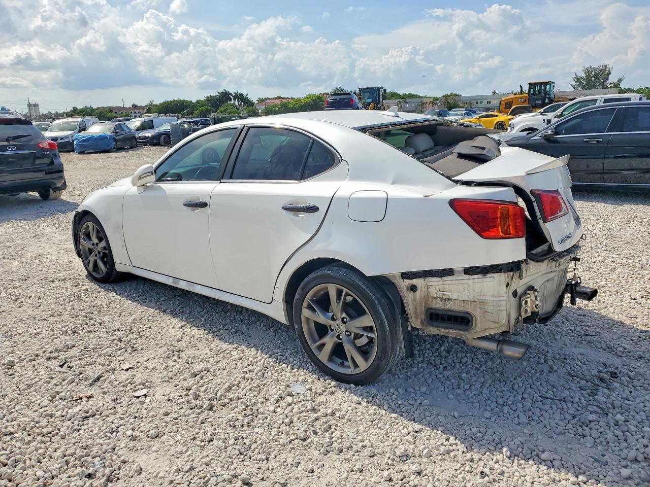 2009 Lexus Is 250 White vin: JTHBK262395087978