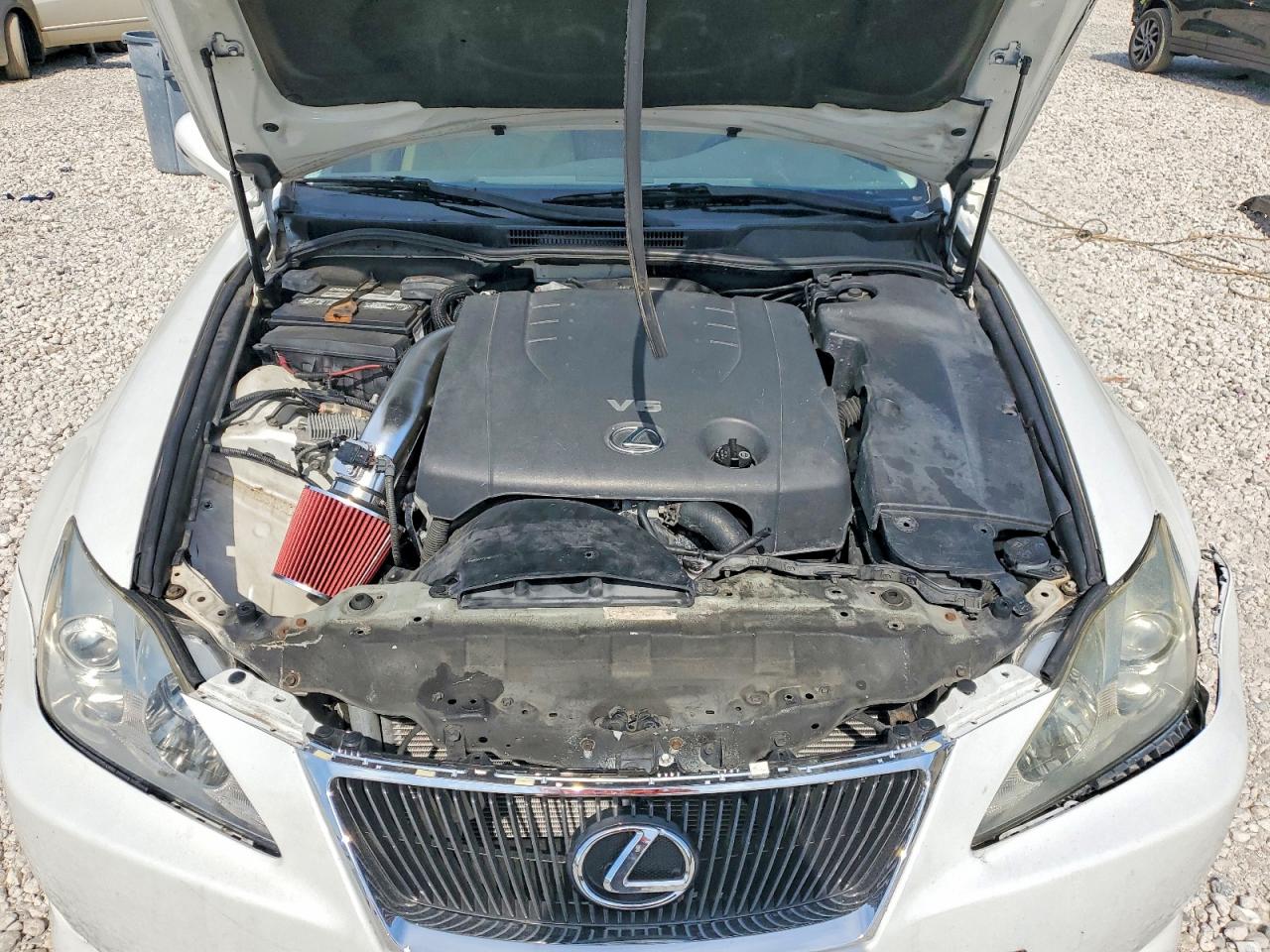2009 Lexus Is 250 White vin: JTHBK262395087978