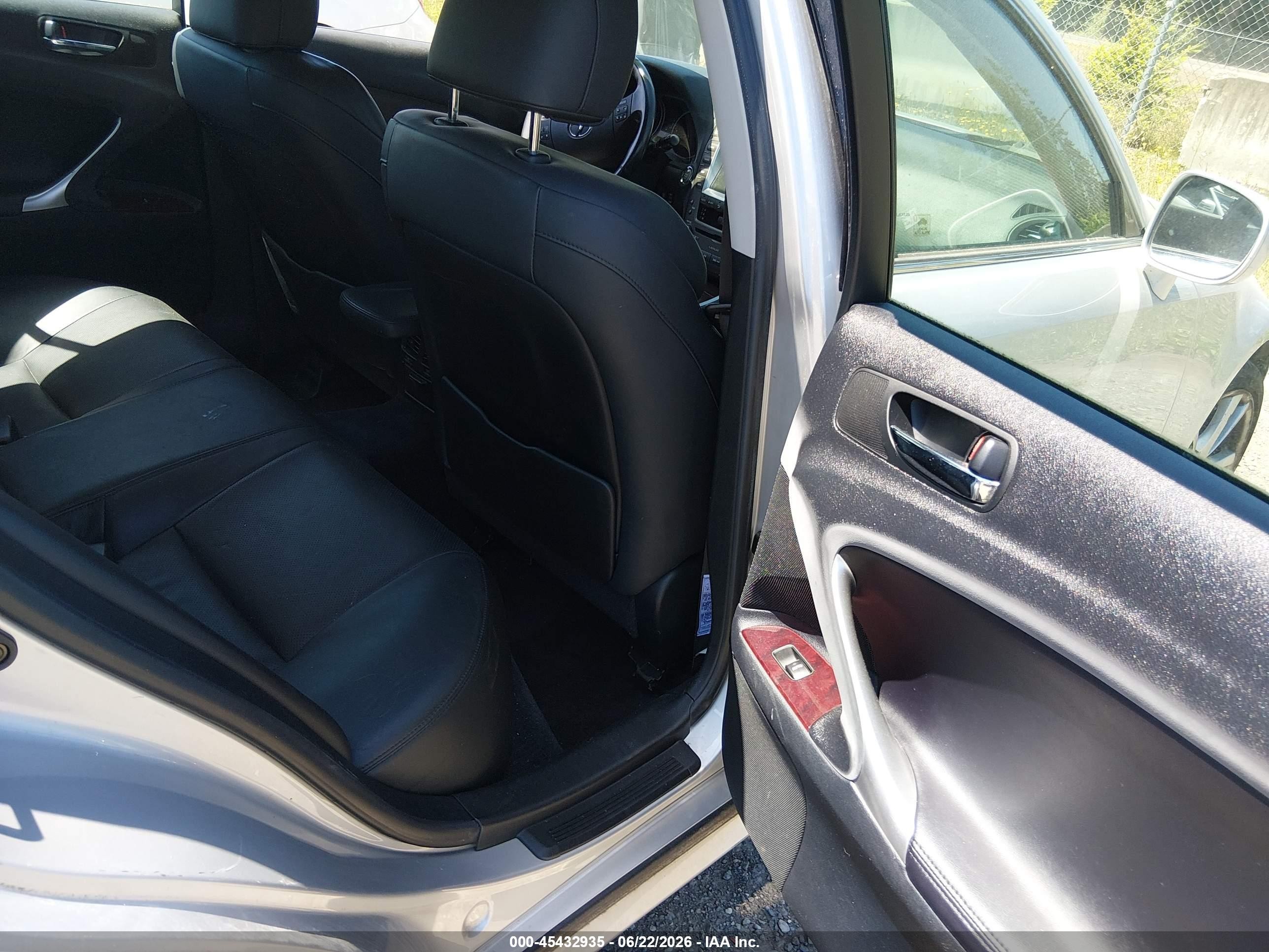 2006 Lexus Is 250 Silver vin: JTHBK262465014873