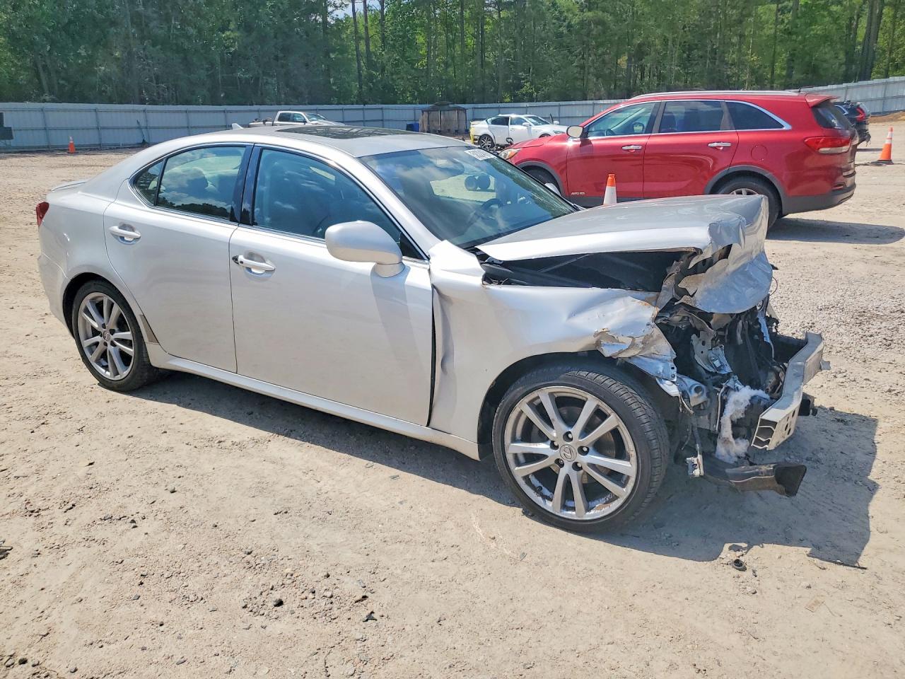 2007 Lexus Is 250 Silver vin: JTHBK262472033622