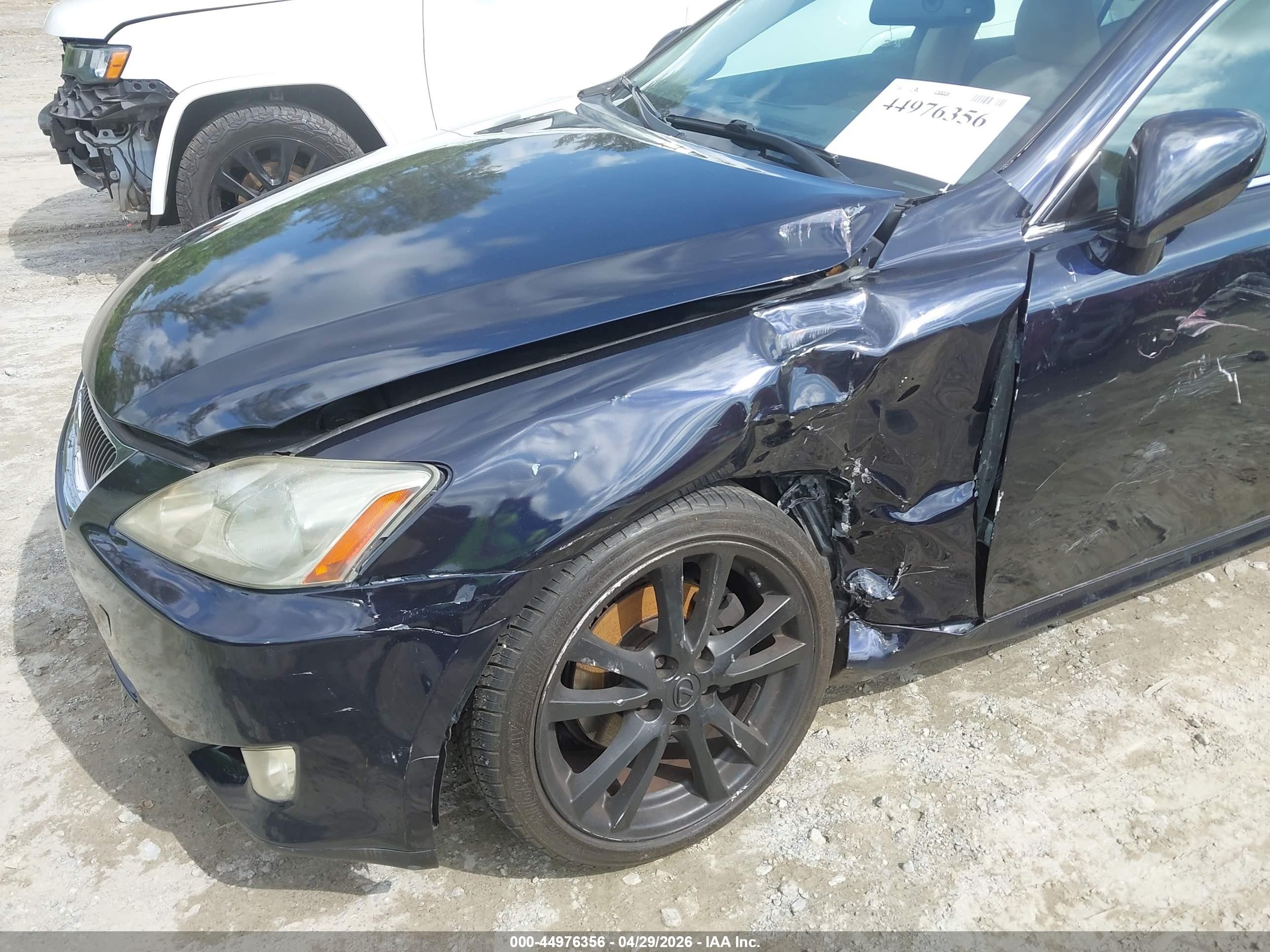 2007 Lexus Is 250   Dark Blue vin: JTHBK262472035497