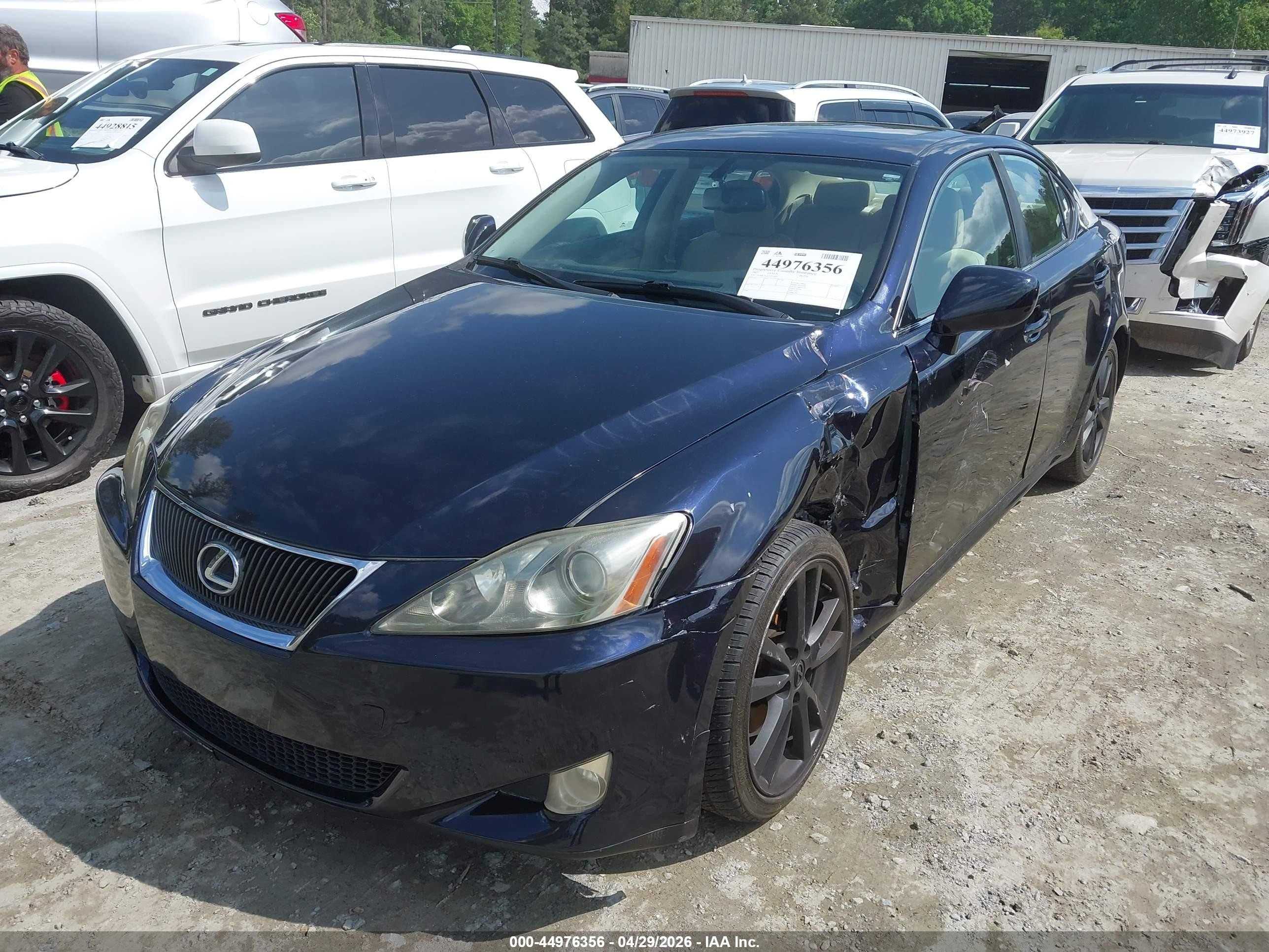 2007 Lexus Is 250   Dark Blue vin: JTHBK262472035497