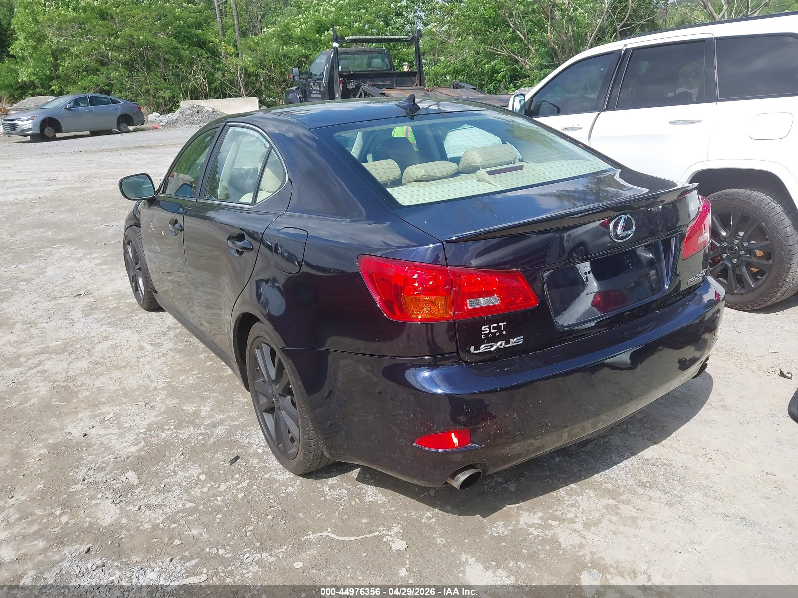 2007 Lexus Is 250   Dark Blue vin: JTHBK262472035497