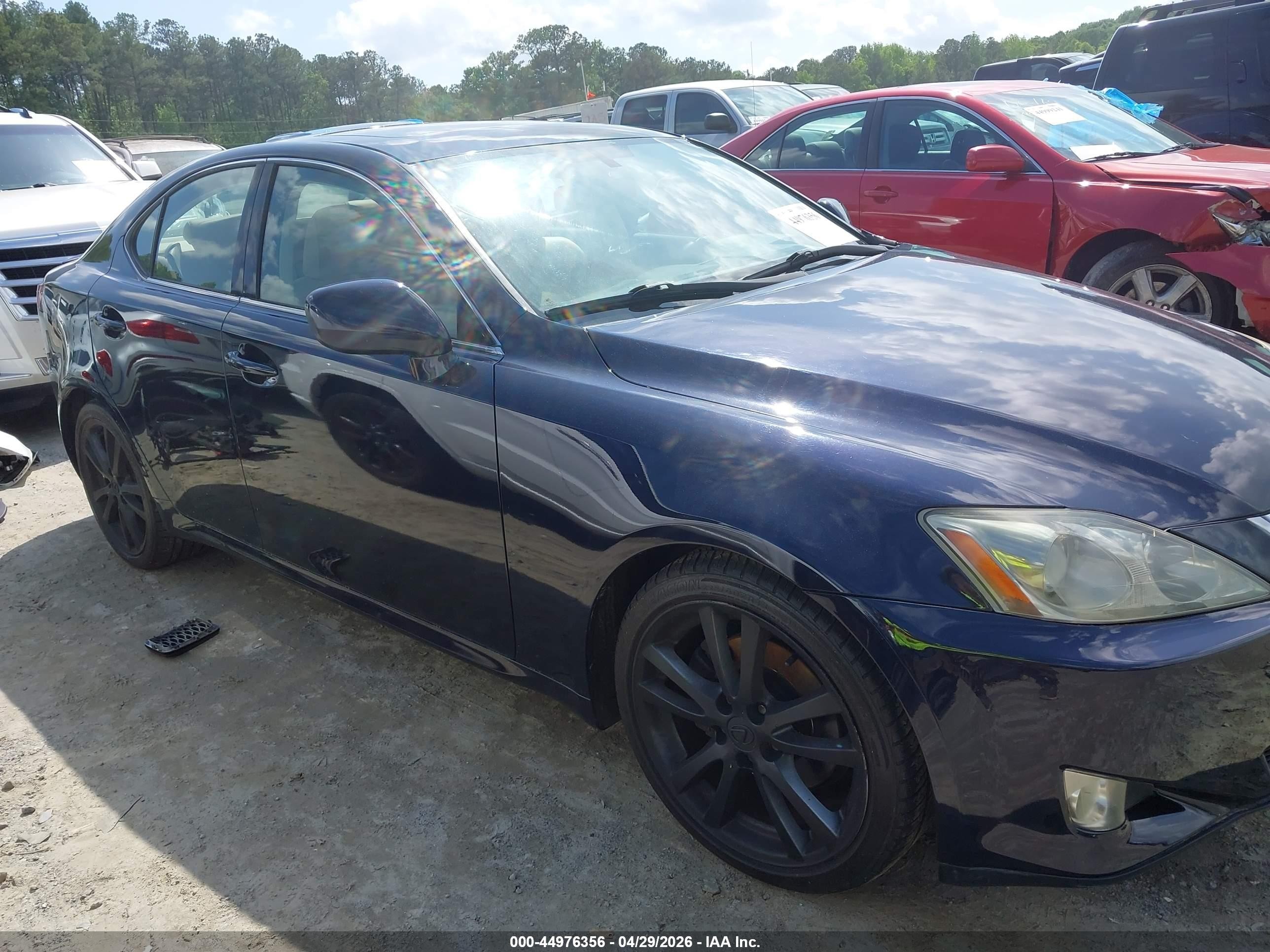 2007 Lexus Is 250   Dark Blue vin: JTHBK262472035497