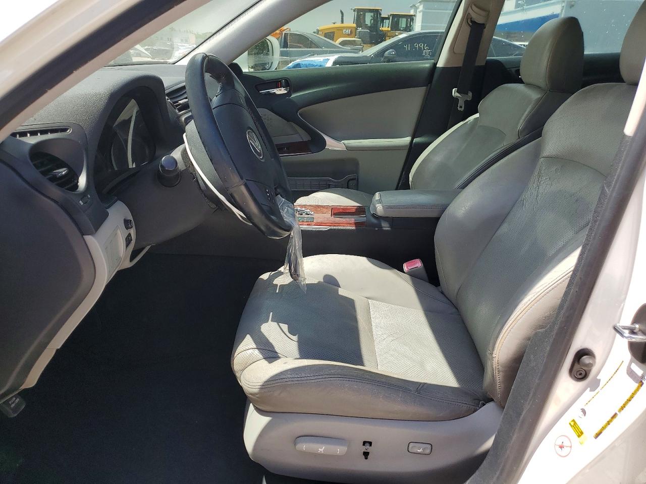 2007 Lexus Is 250 White vin: JTHBK262472038397