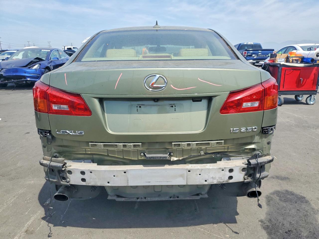 2007 Lexus Is 250 Green vin: JTHBK262472044538