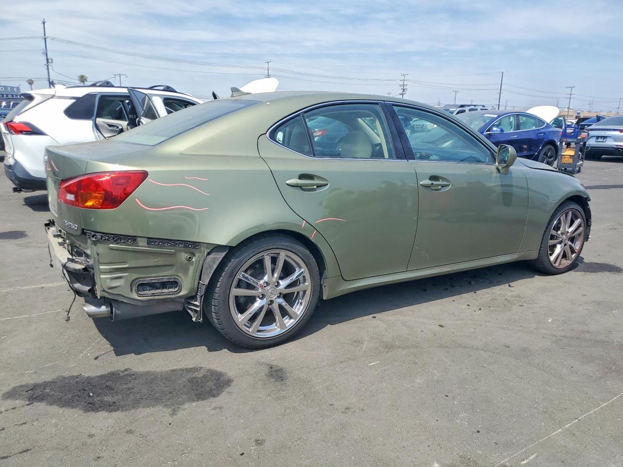 2007 Lexus Is 250 Green vin: JTHBK262472044538
