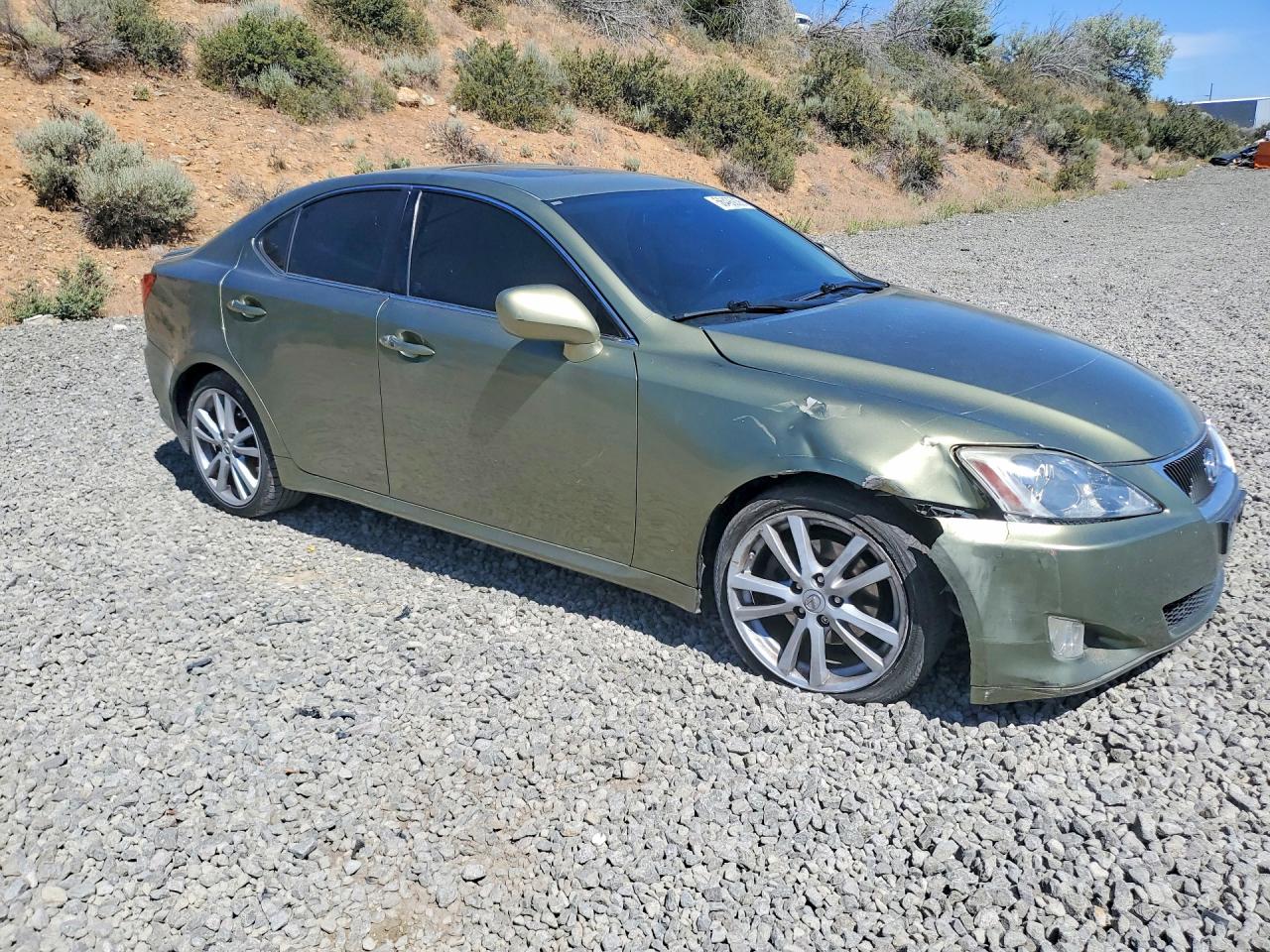 2007 Lexus Is 250 Green vin: JTHBK262472048704
