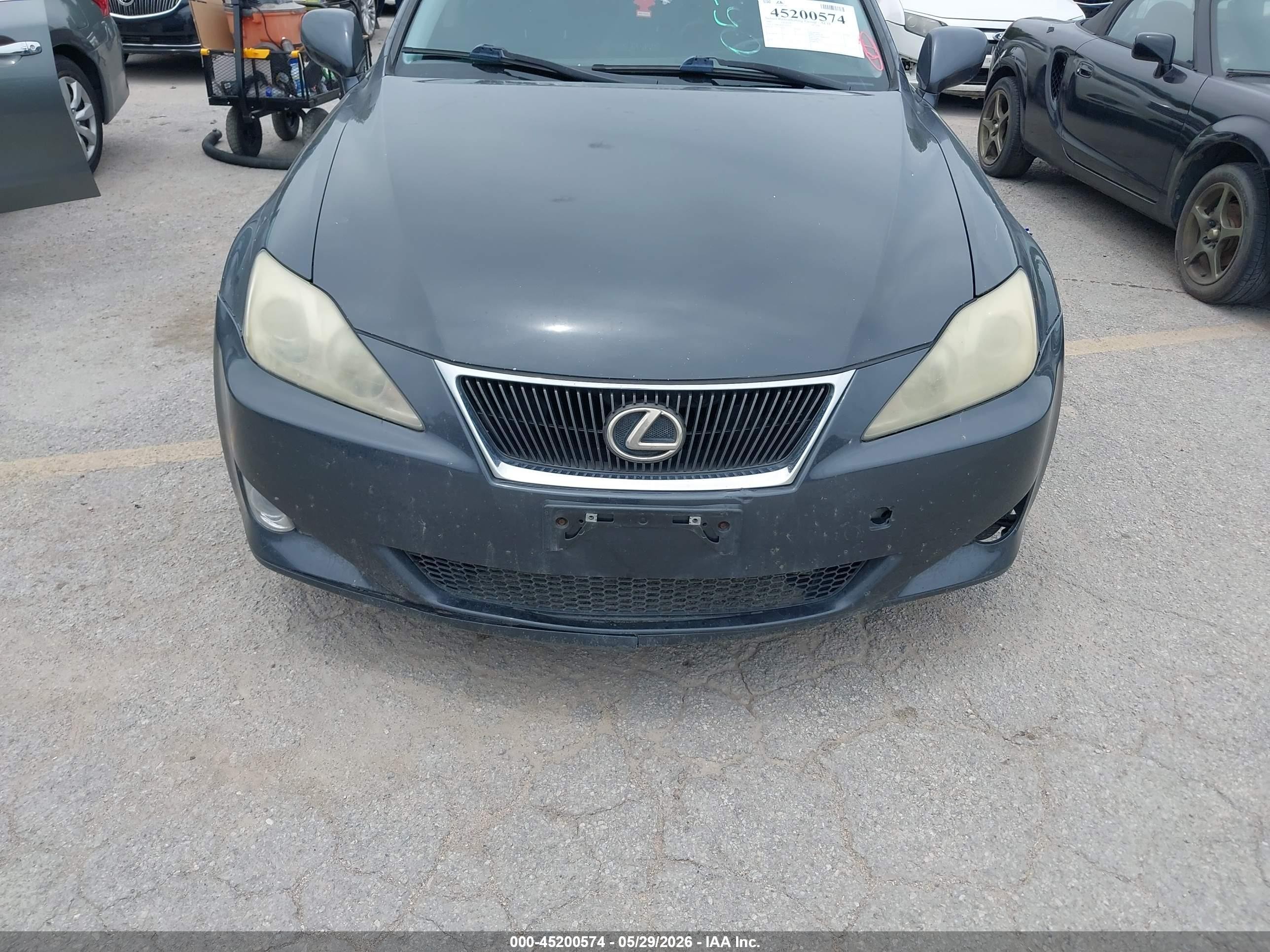 2007 Lexus Is 250   Blue vin: JTHBK262472057063