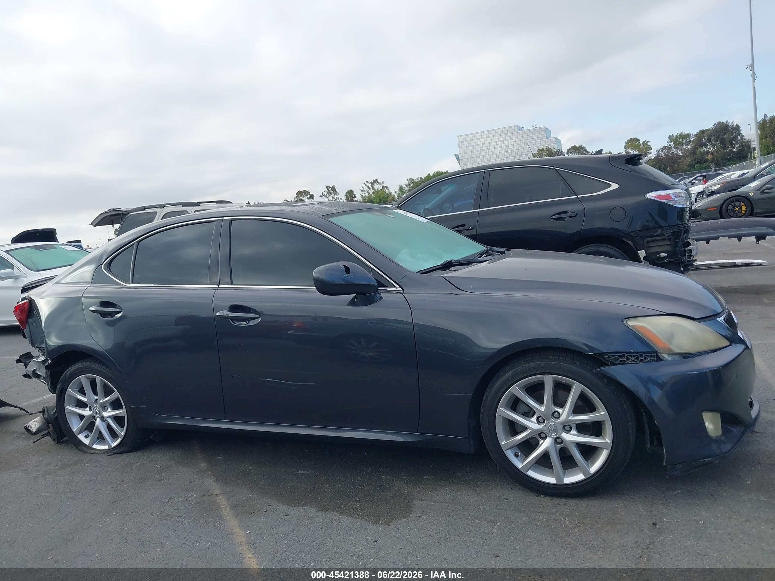 2007 Lexus Is 250   Black vin: JTHBK262475030279